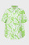Женская салатовая блуза с узором GRAPHIC PALM CAMP SHIRT