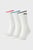 Белые носки (3 пары) Unisex Sport Crew Stripe Socks