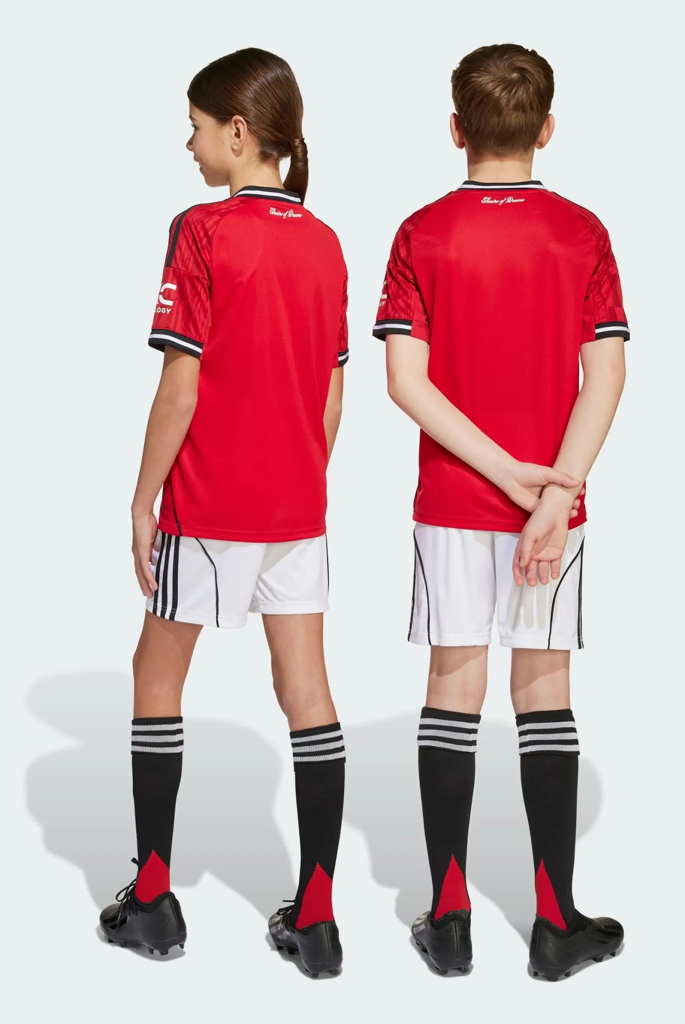 Дитячі білі шорти Manchester United 25/26 Home Kids 3
