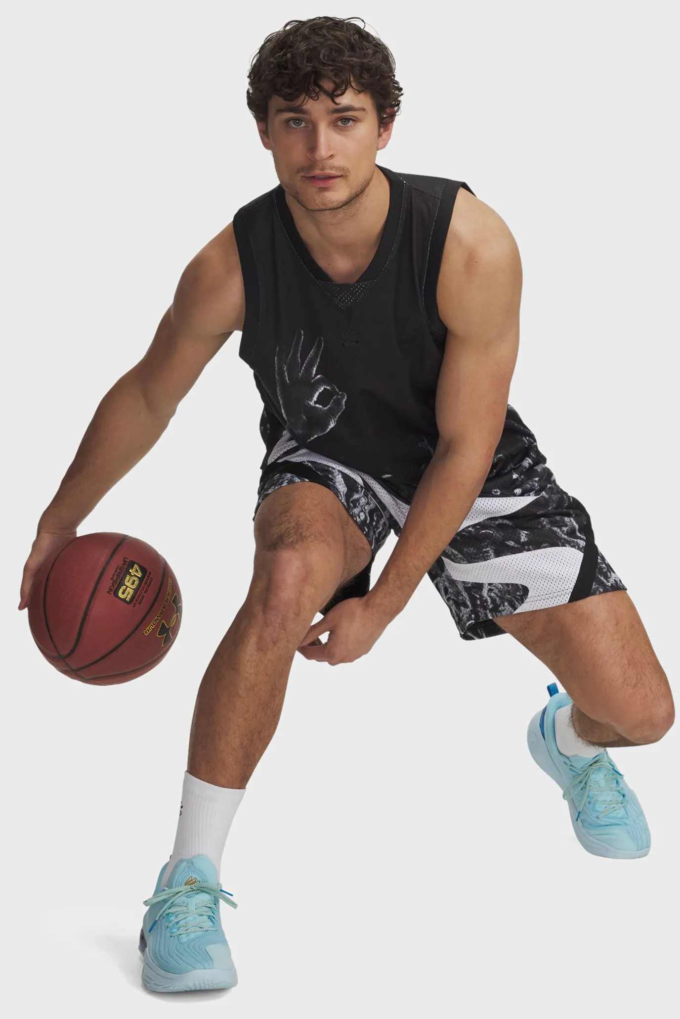 Мужская черная майка Curry Signature Sub Tank 2