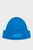 Женская голубая шапка