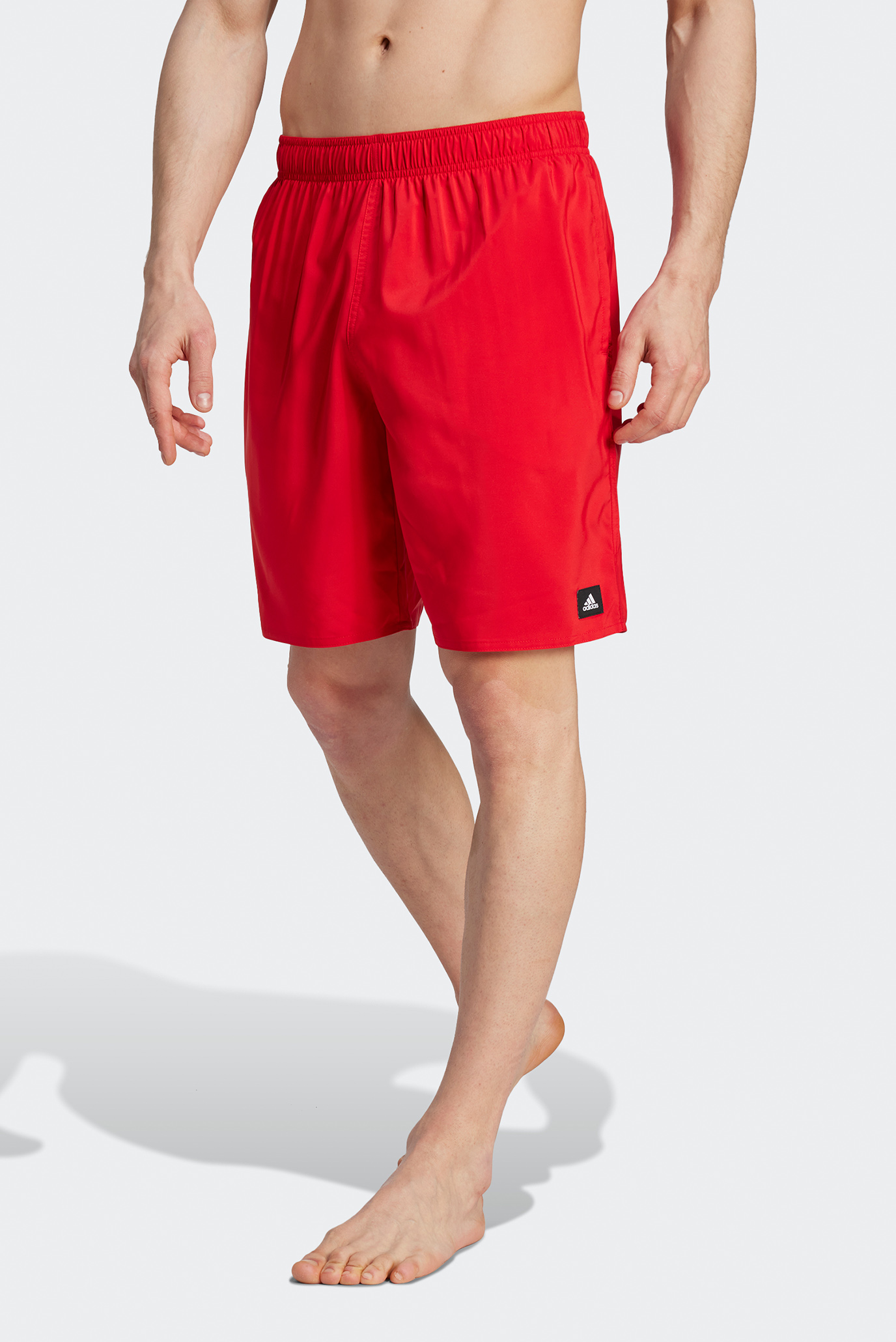 Чоловічі червоні плавальні шорти Solid CLX Classic-Length 1