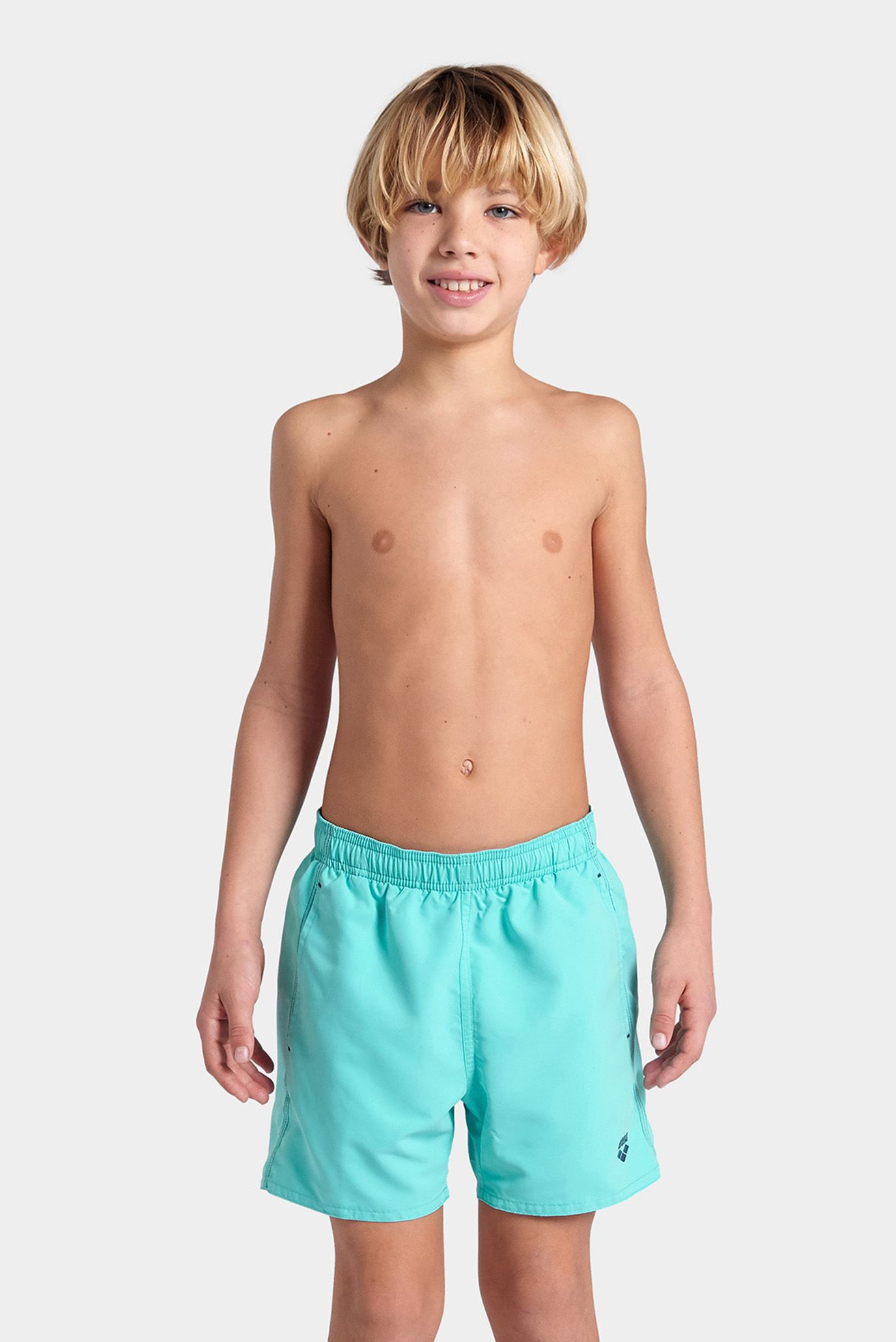 Дитячі бірюзові плавальні шорти BEACH BOXER SOLID R 1
