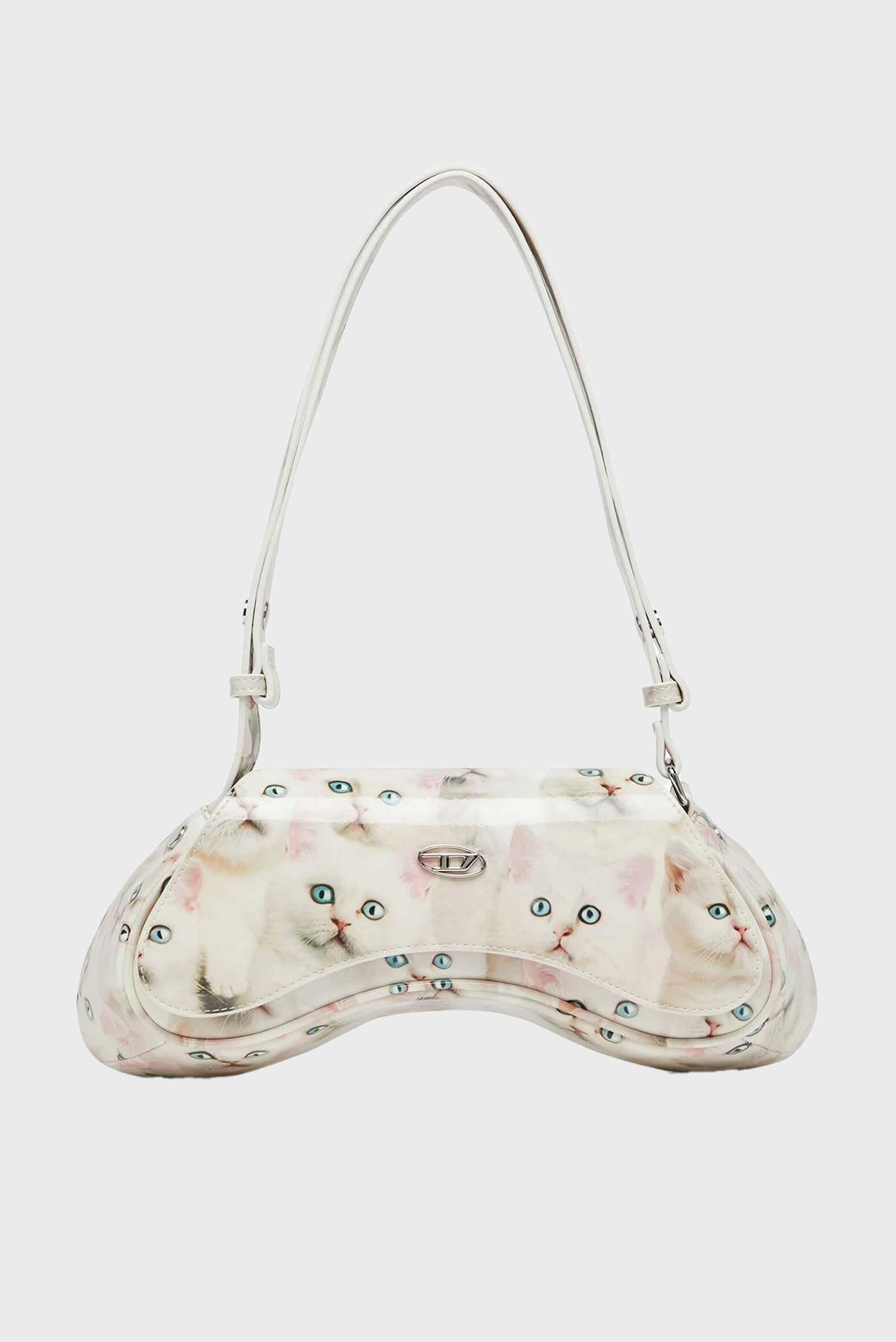 Женская белая сумка с узором PLAY CROSSBODY Белый ONESIZE Diesel X10221 P6019 Женская белая сумка с узором PLAY CROSSBODY Белый ONESIZE Diesel X10221 P6019