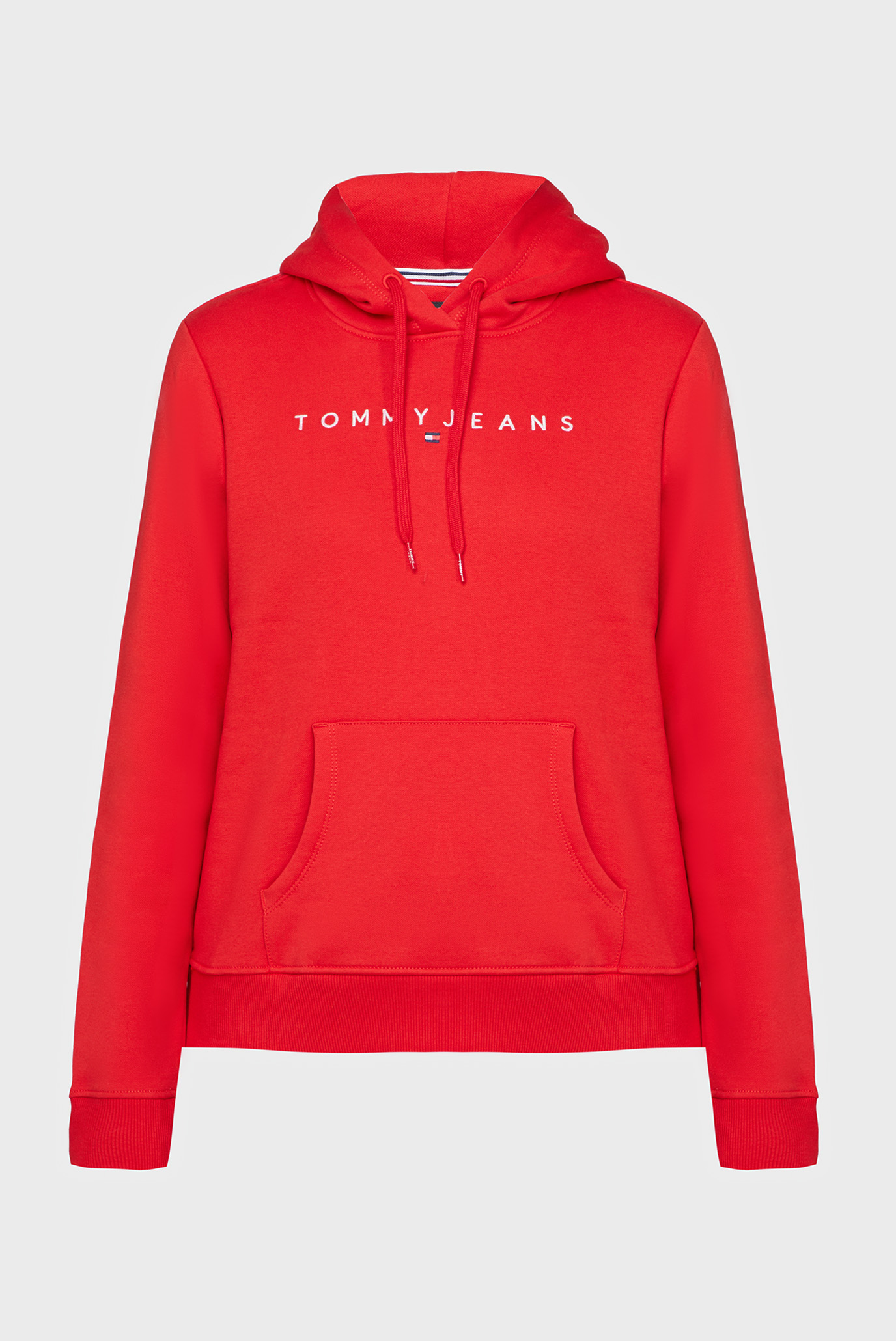 Женское красное худи TJW REG LINEAR HOODIE 1