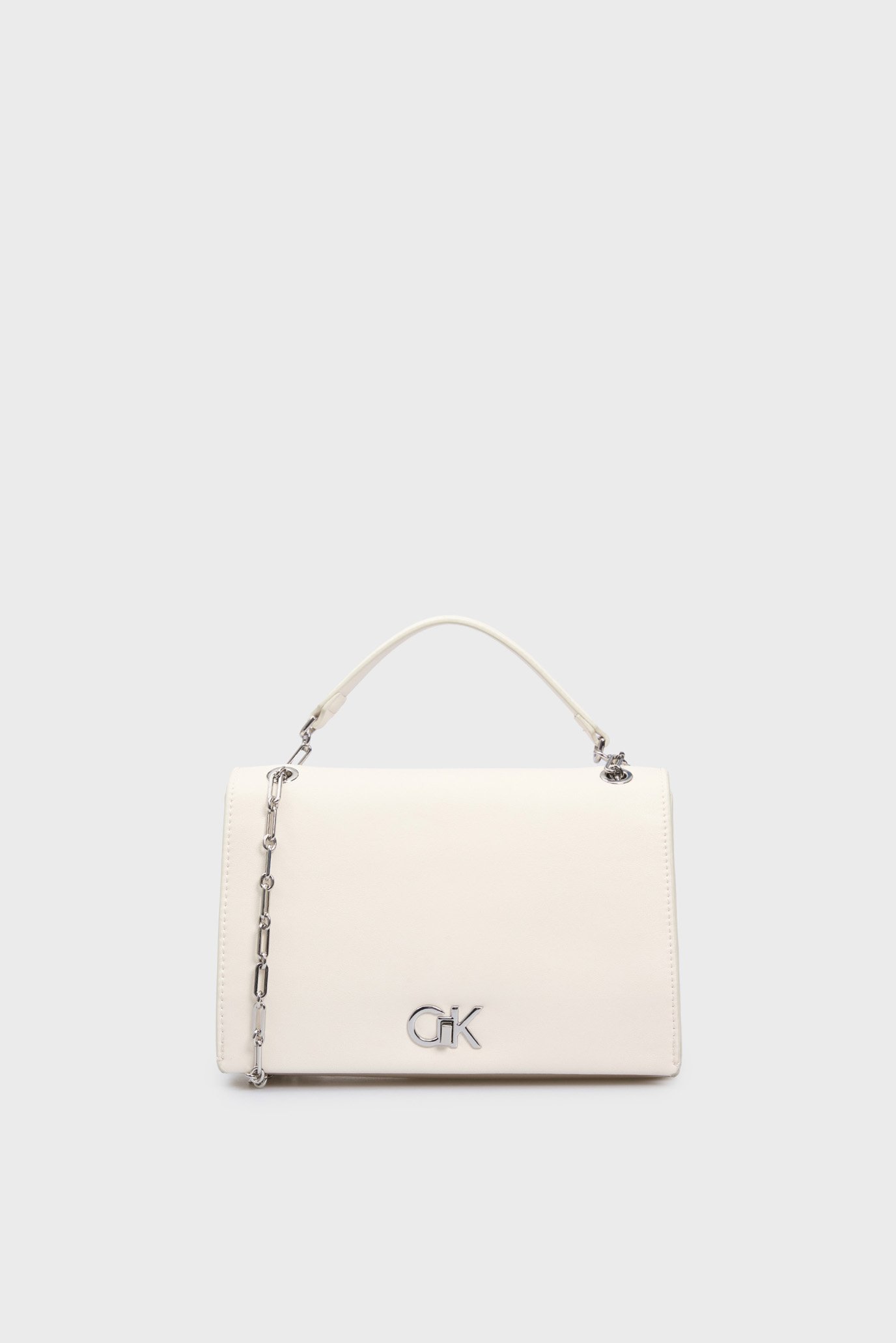 Женская белая сумка CK MEDIUM CONV CHAIN BAG 1