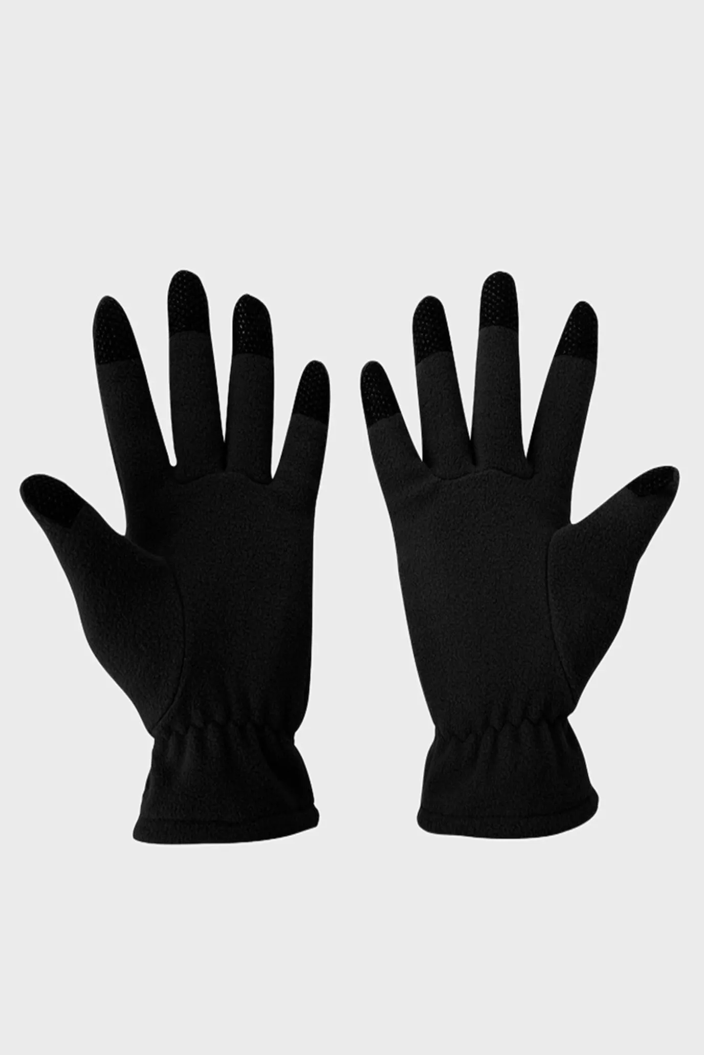 Детские черные перчатки 2