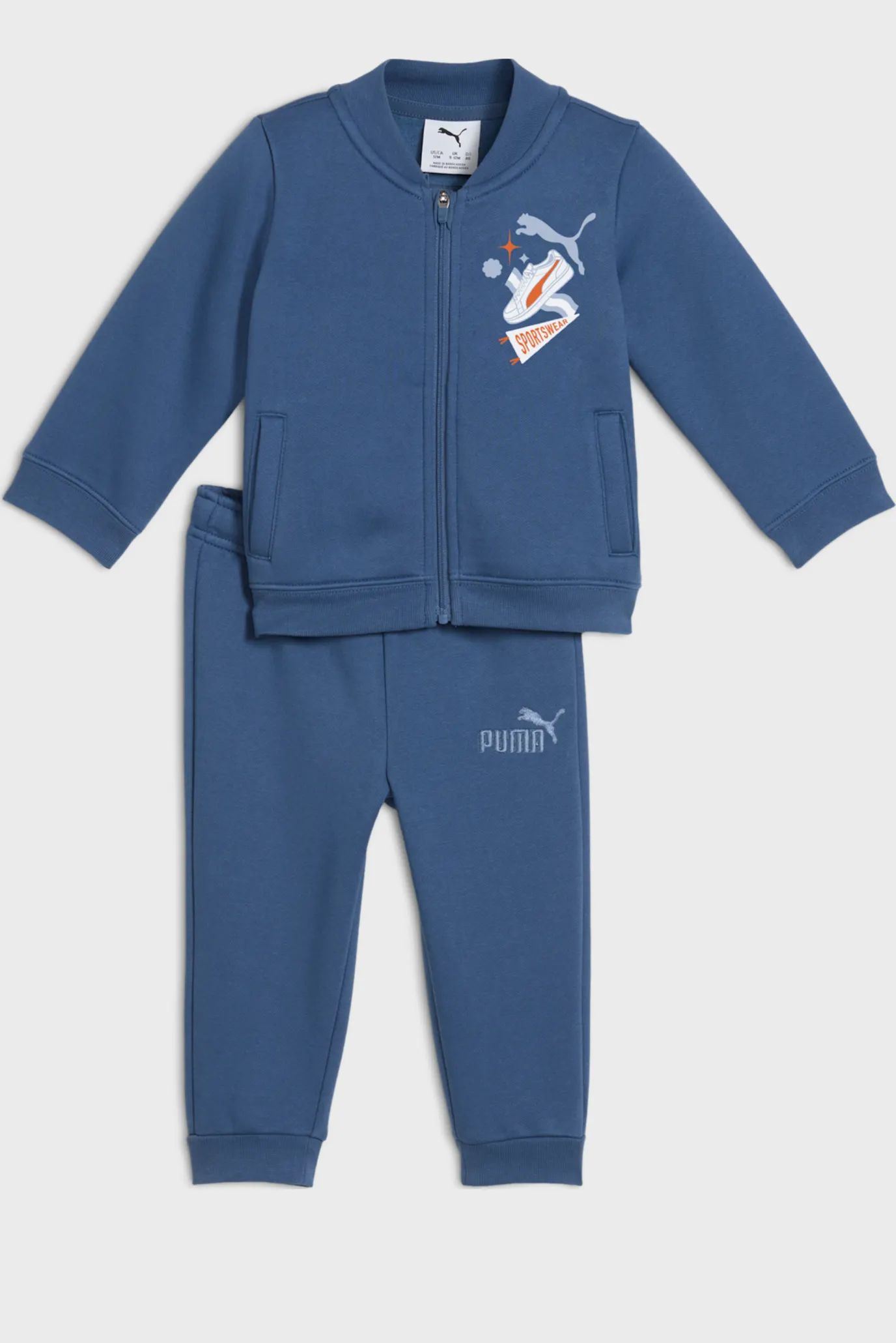 Дитячий синій спортивний костюм (кофта, штани) Minicats Full-Zip Set Toddlers 1