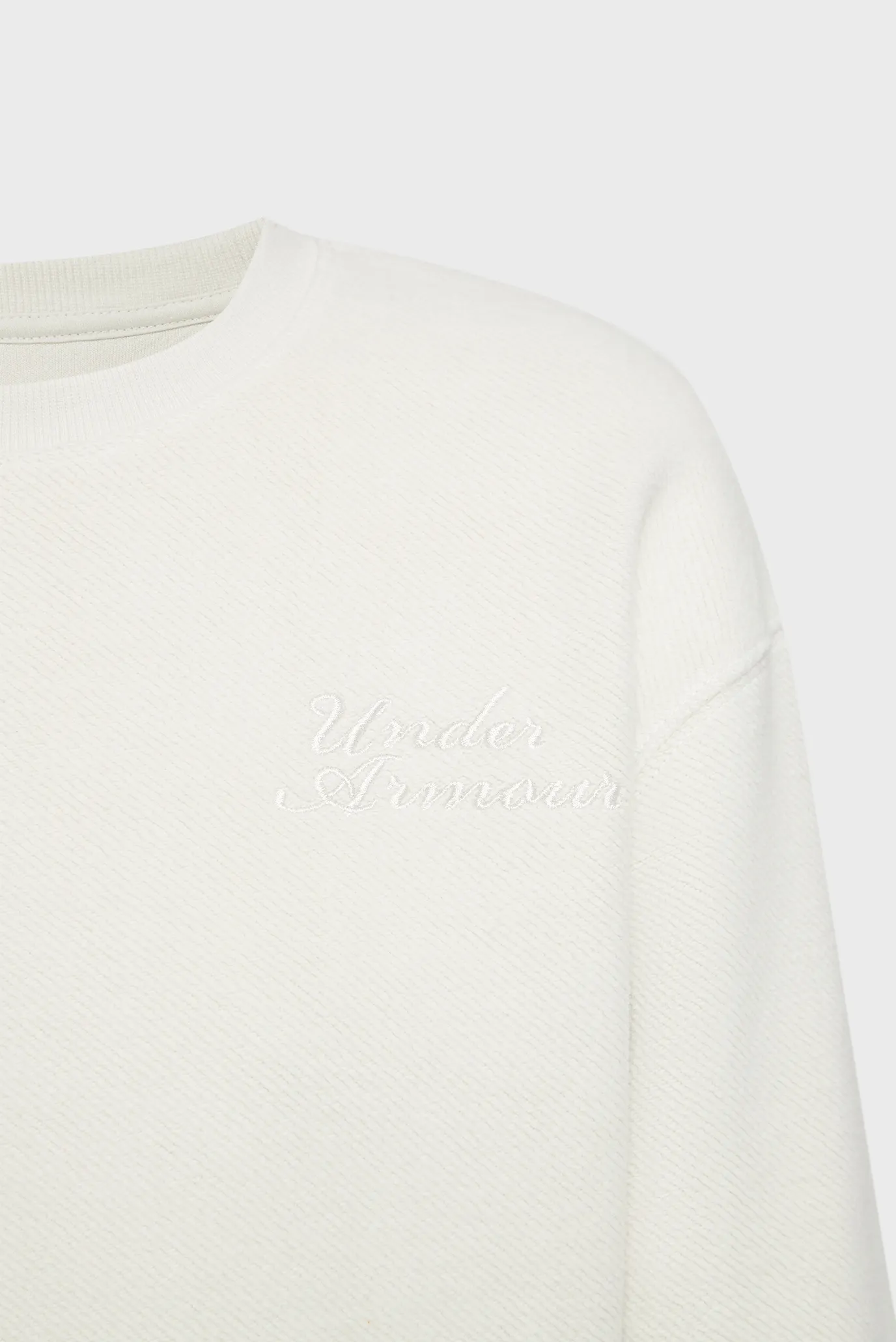 Жіночий білий світшот Icon Terry Varsity Crew 3