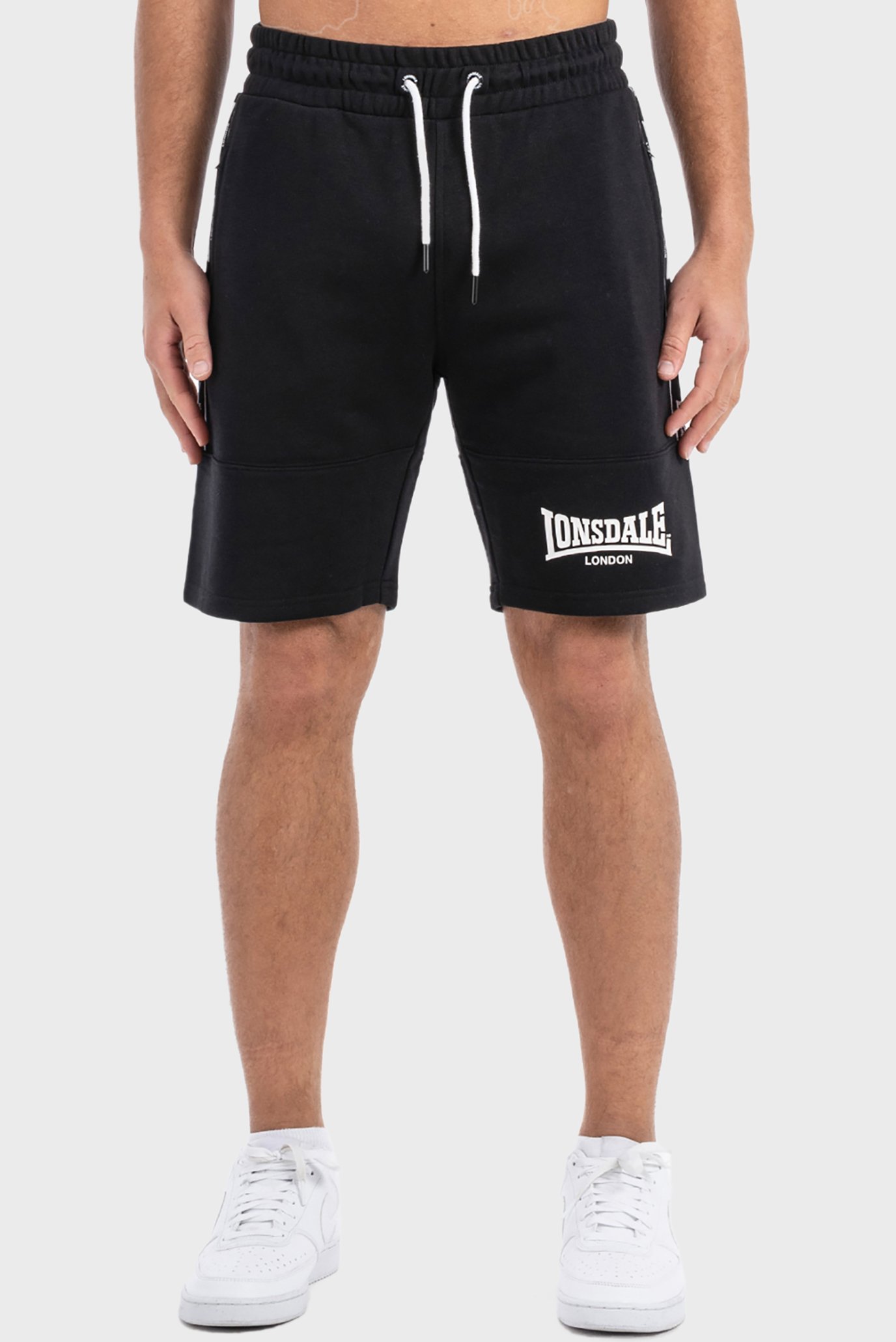 Мужские черные шорты Черный XXL Lonsdale 117566 Мужские черные шорты Черный XXL Lonsdale 117566