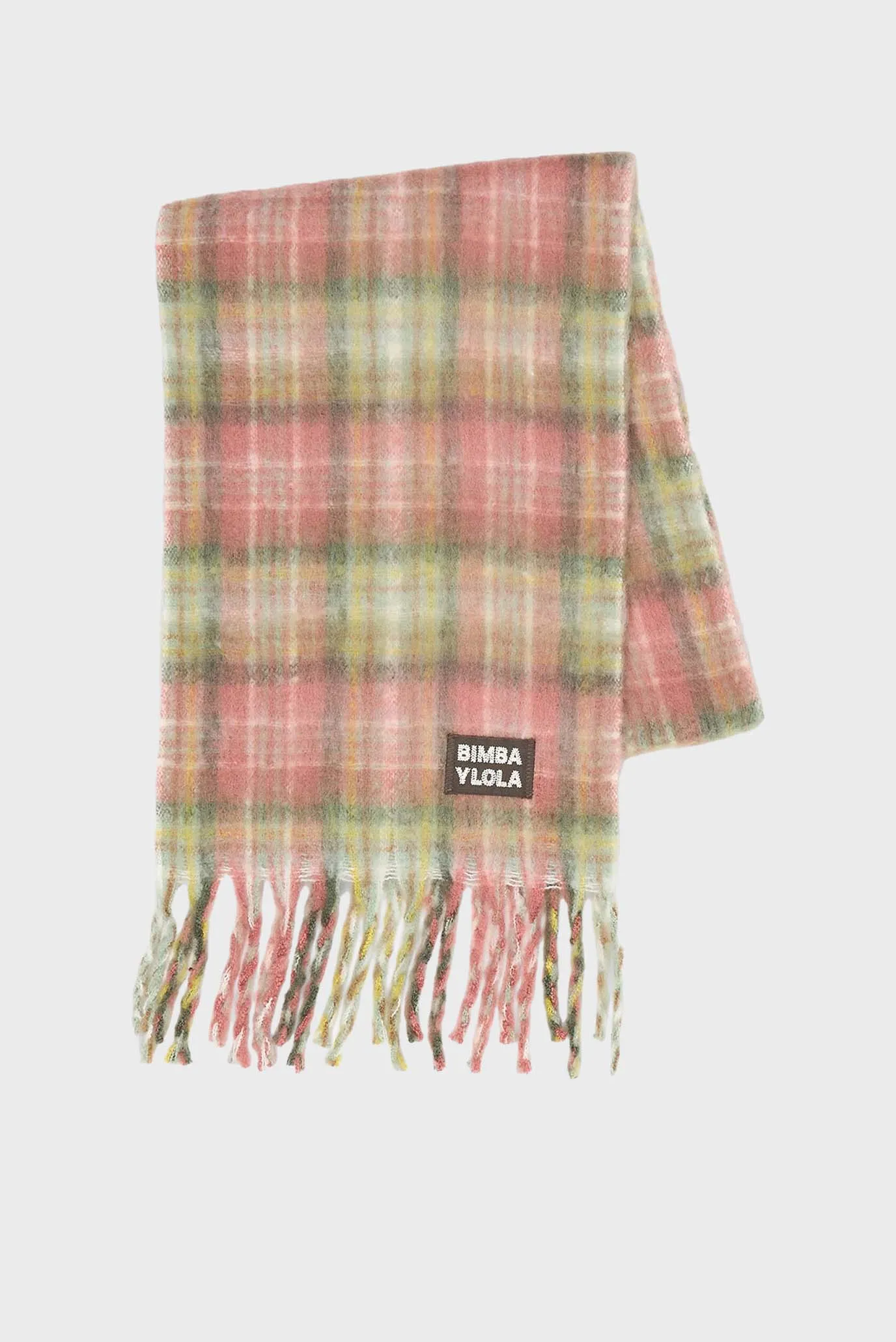 Женский шарф в клетку 1