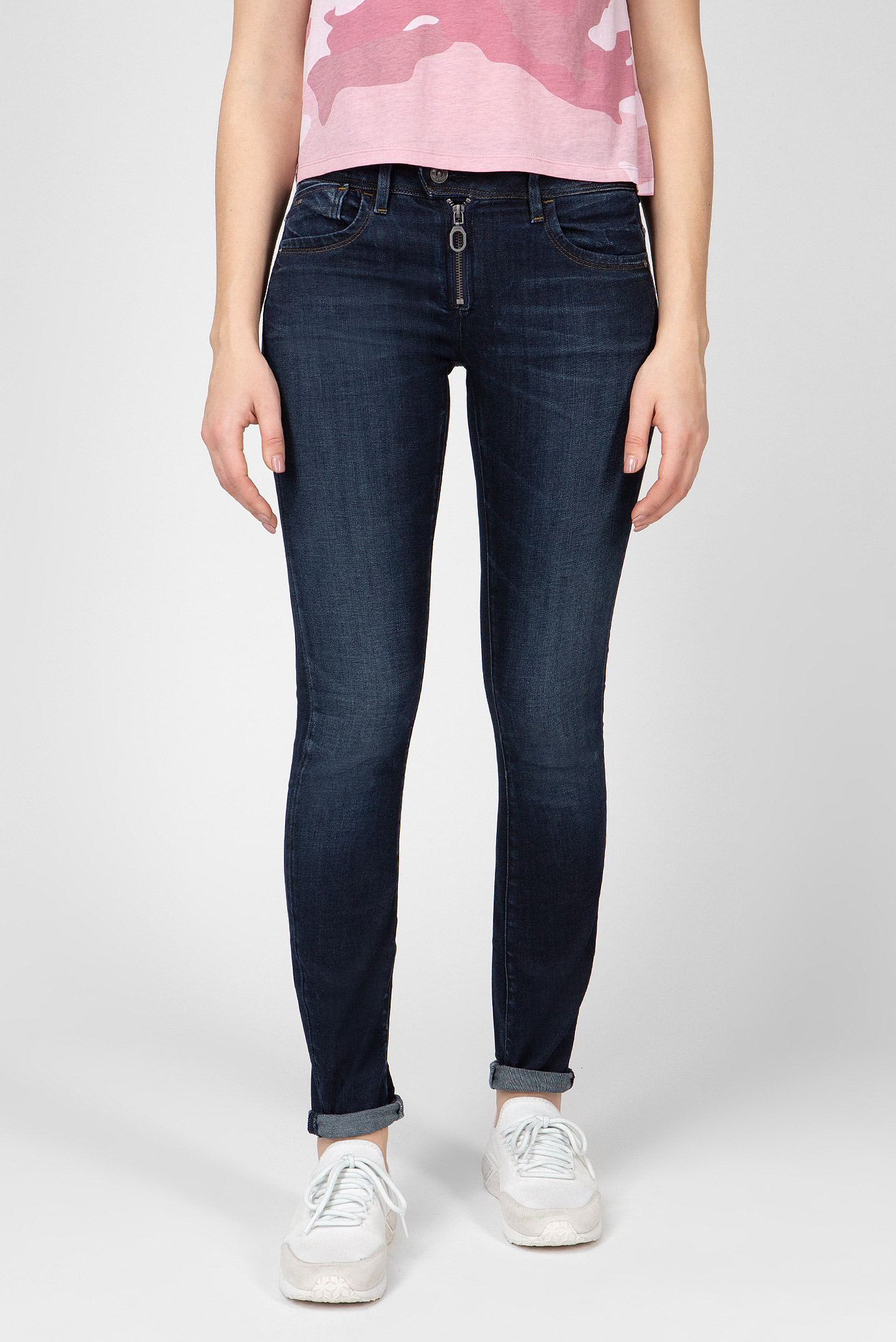 Жіночі темно-сині джинси LYNN Zip 1