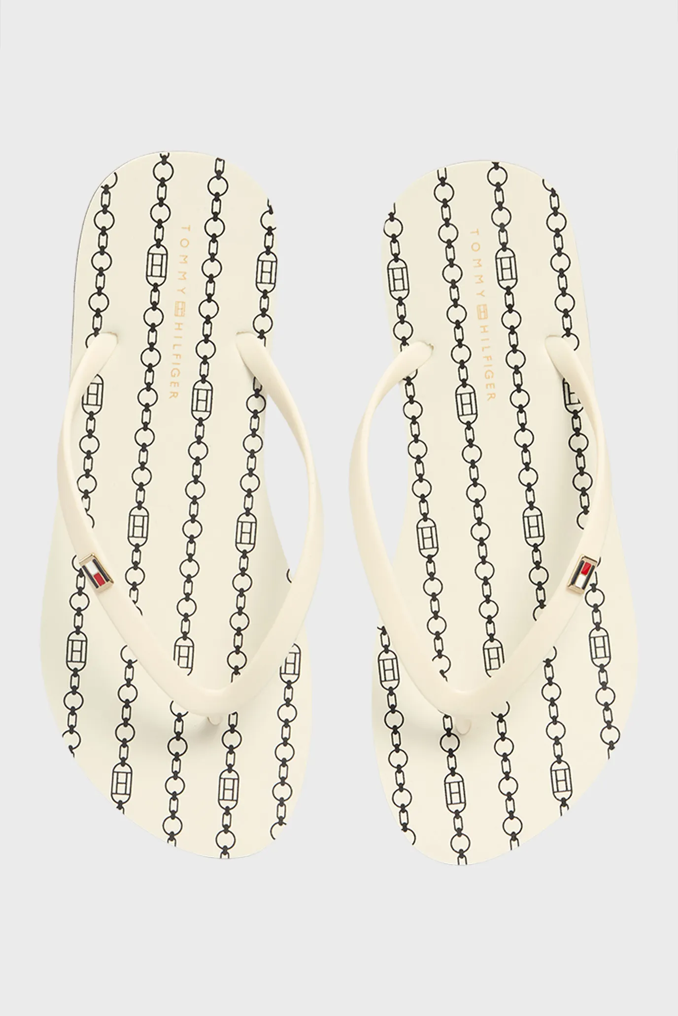 Жіночі білі в'єтнамки TH STRIPES WEDGE BEACH SANDAL 4