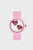 Женские розовые часы O clock 3745