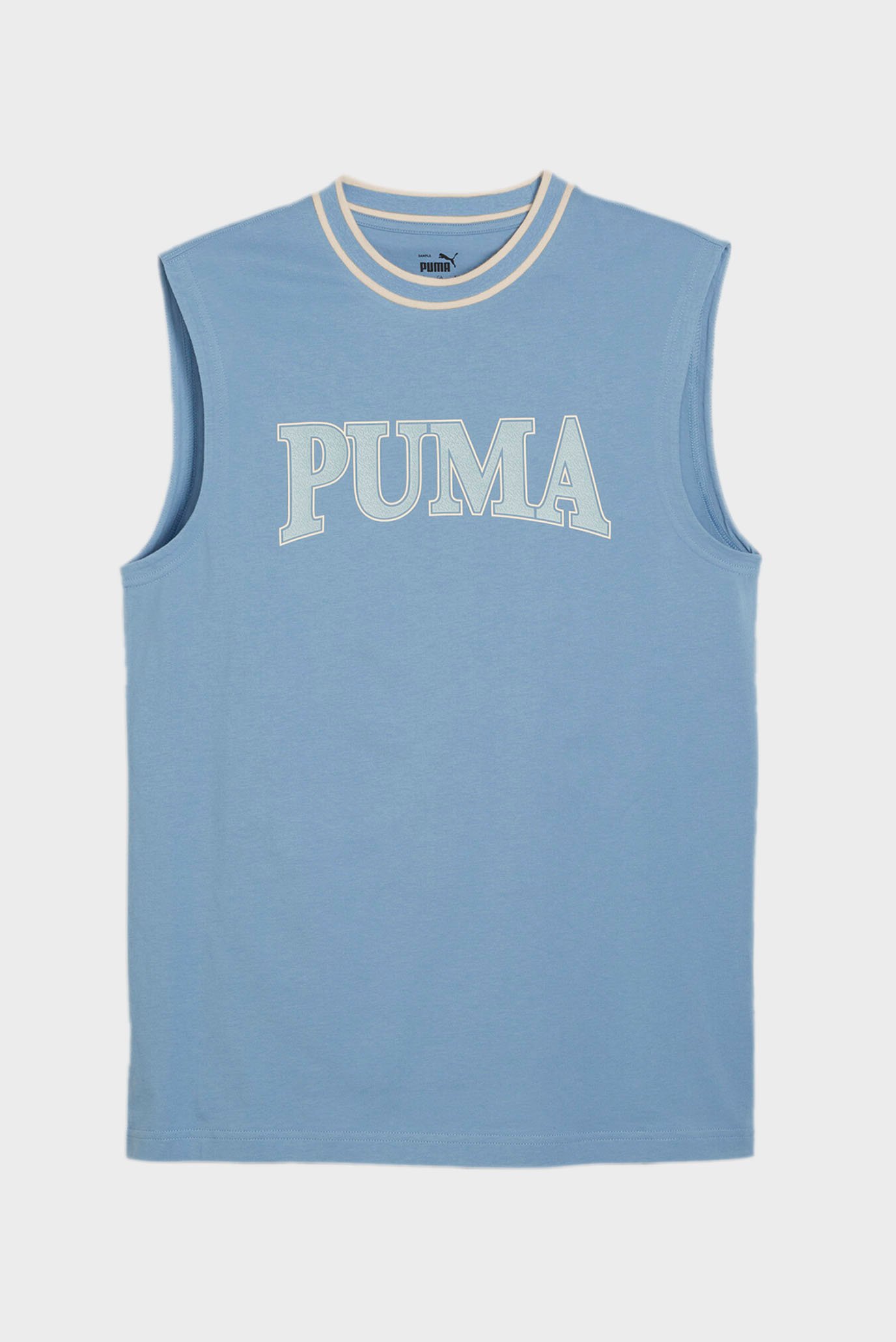 Чоловіча блакитна майка PUMA SQUAD Men's Sleeveless Tee 1