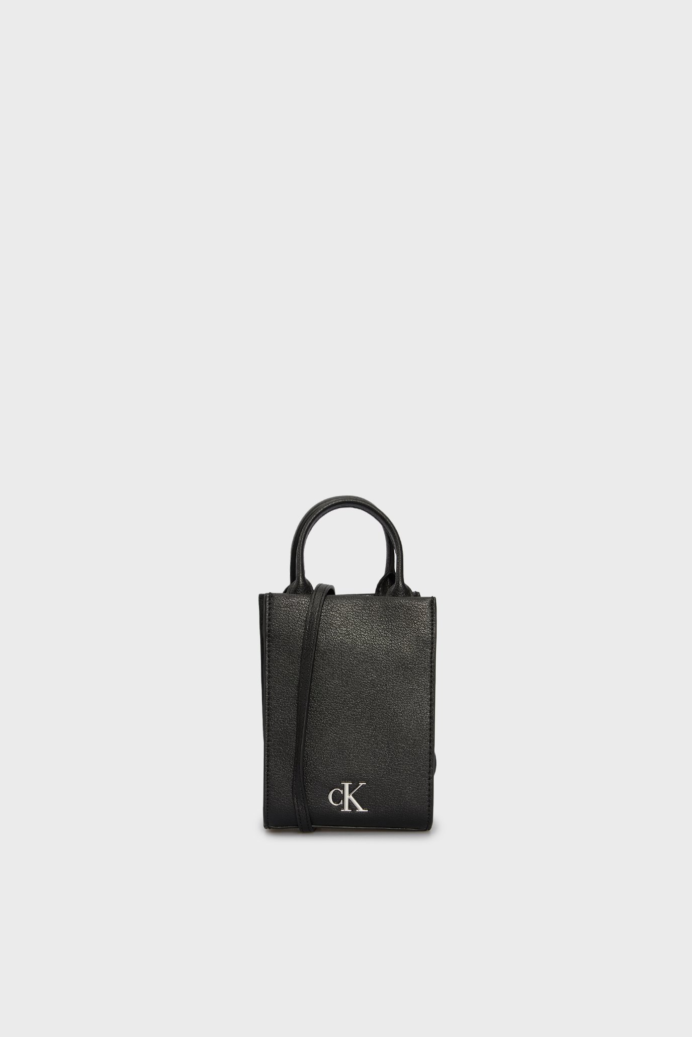 Жіноча чорна сумка MINIMAL MONOGRAM TOTE18 1