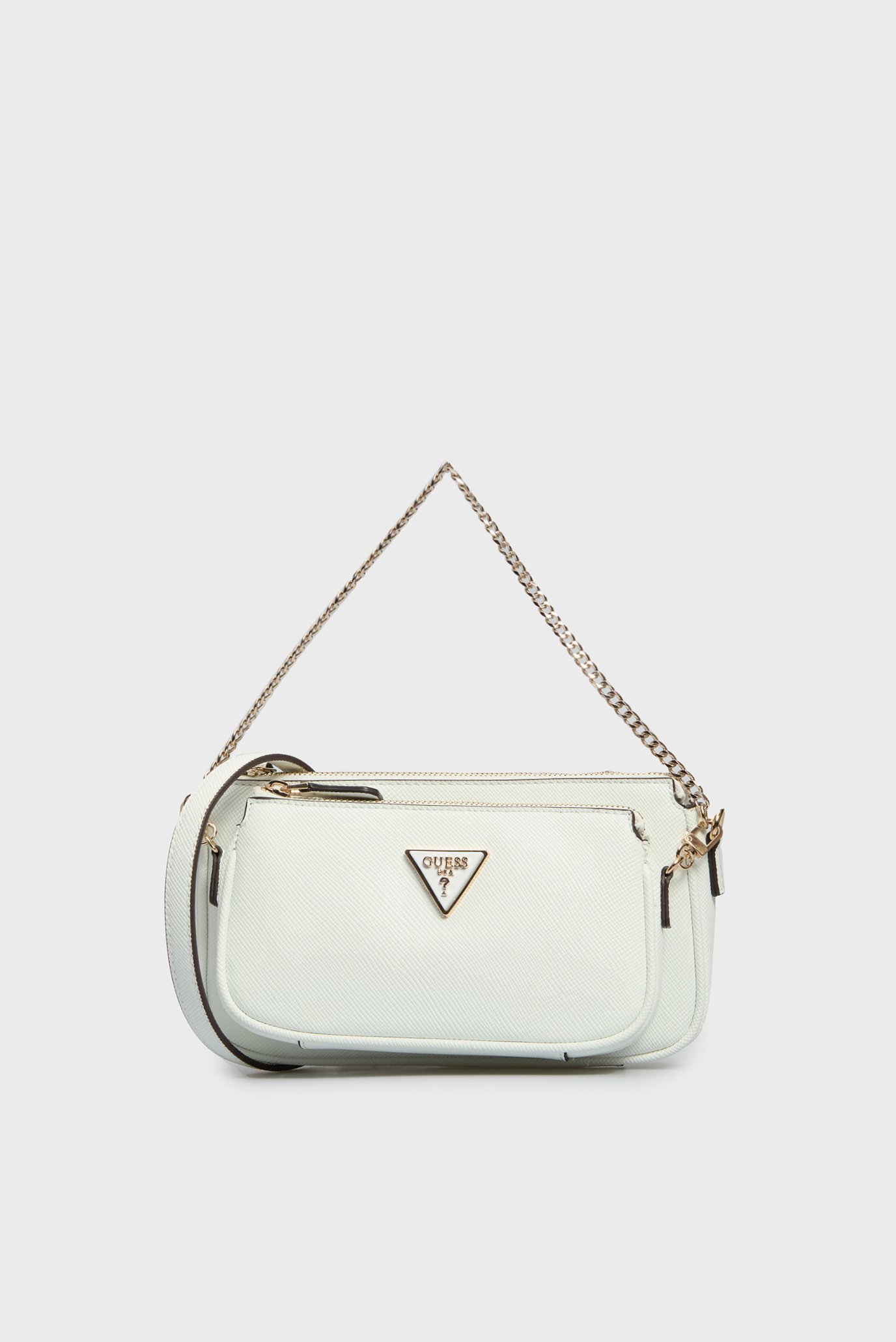Женская белая сумка NOELLE DBL POUCH CROSSBODY Белый ONESIZE Guess HWZG7879710 Женская белая сумка NOELLE DBL POUCH CROSSBODY Белый ONESIZE Guess HWZG7879710