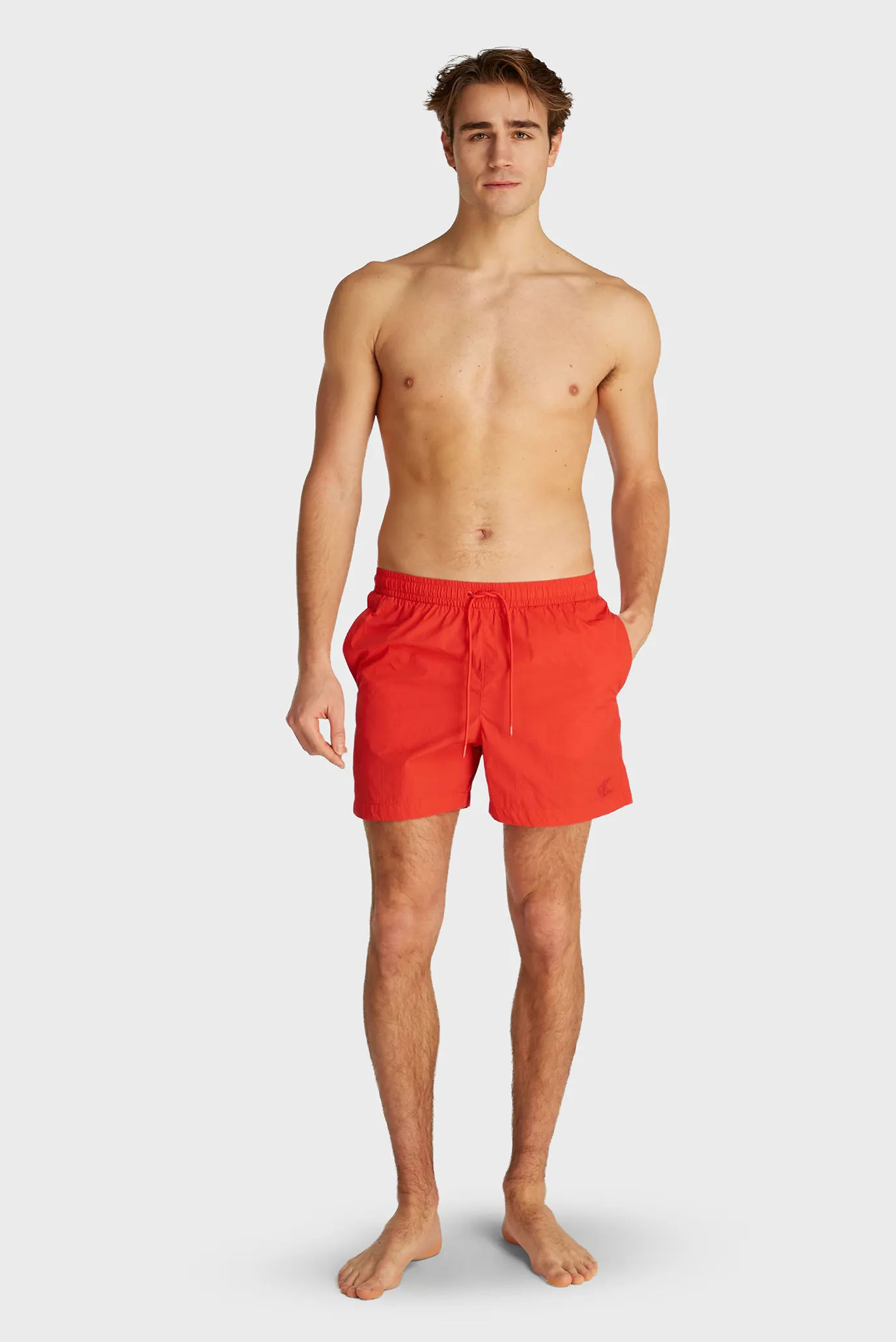Чоловічі червоні плавальні шорти MEDIUM DRAWSTRING 2