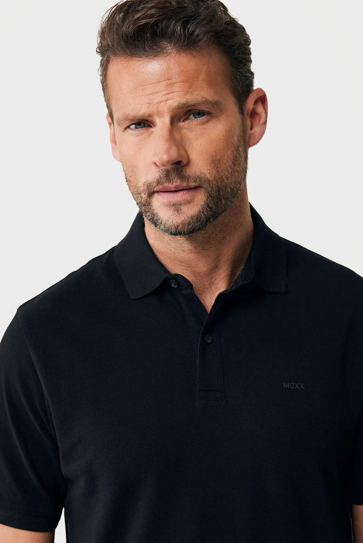 Чоловіче чорне поло PETER 4