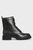Женские черные кожаные ботинки Sylvie