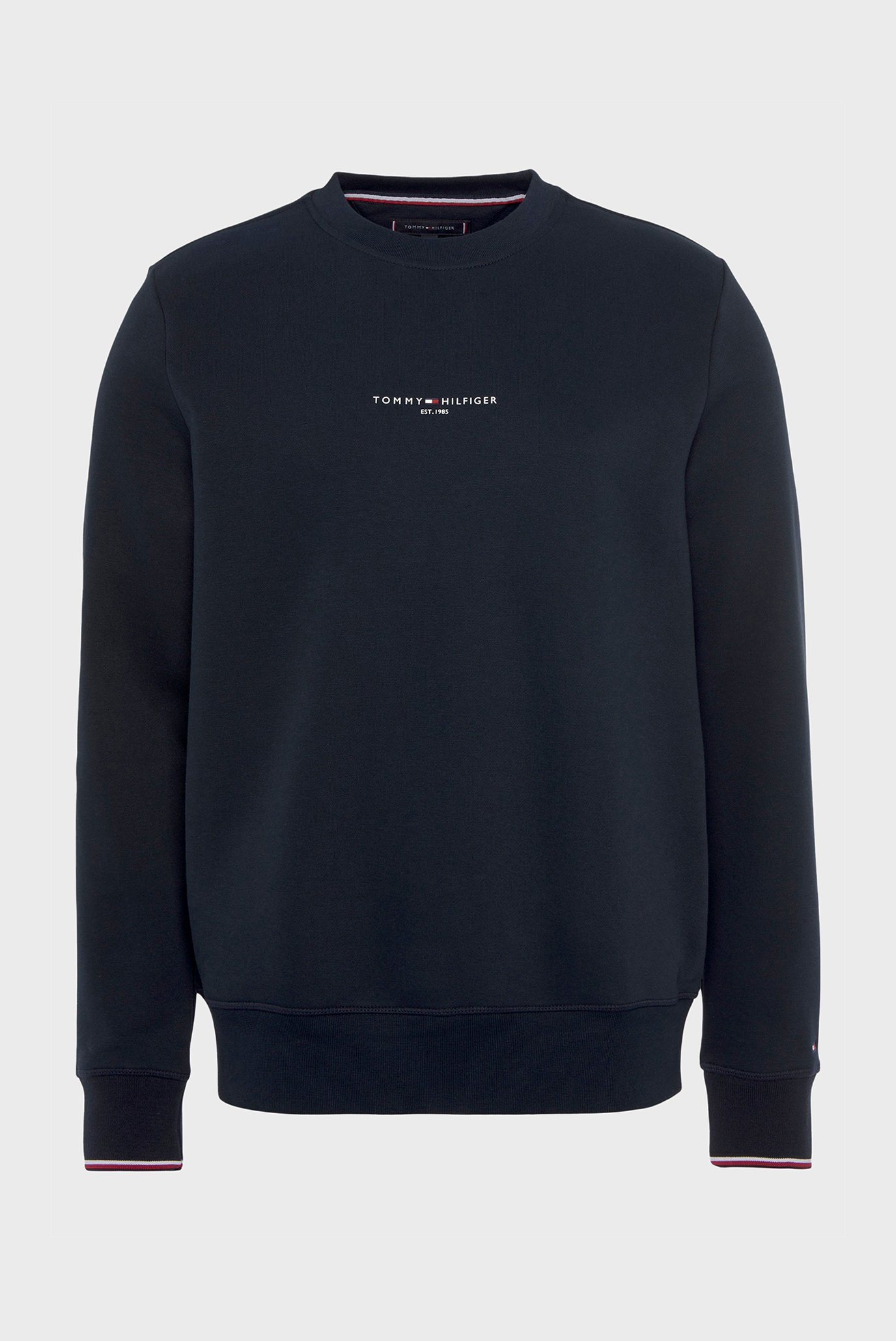 Чоловічий темно-синій світшот TOMMY LOGO TIPPED CREWNECK 1