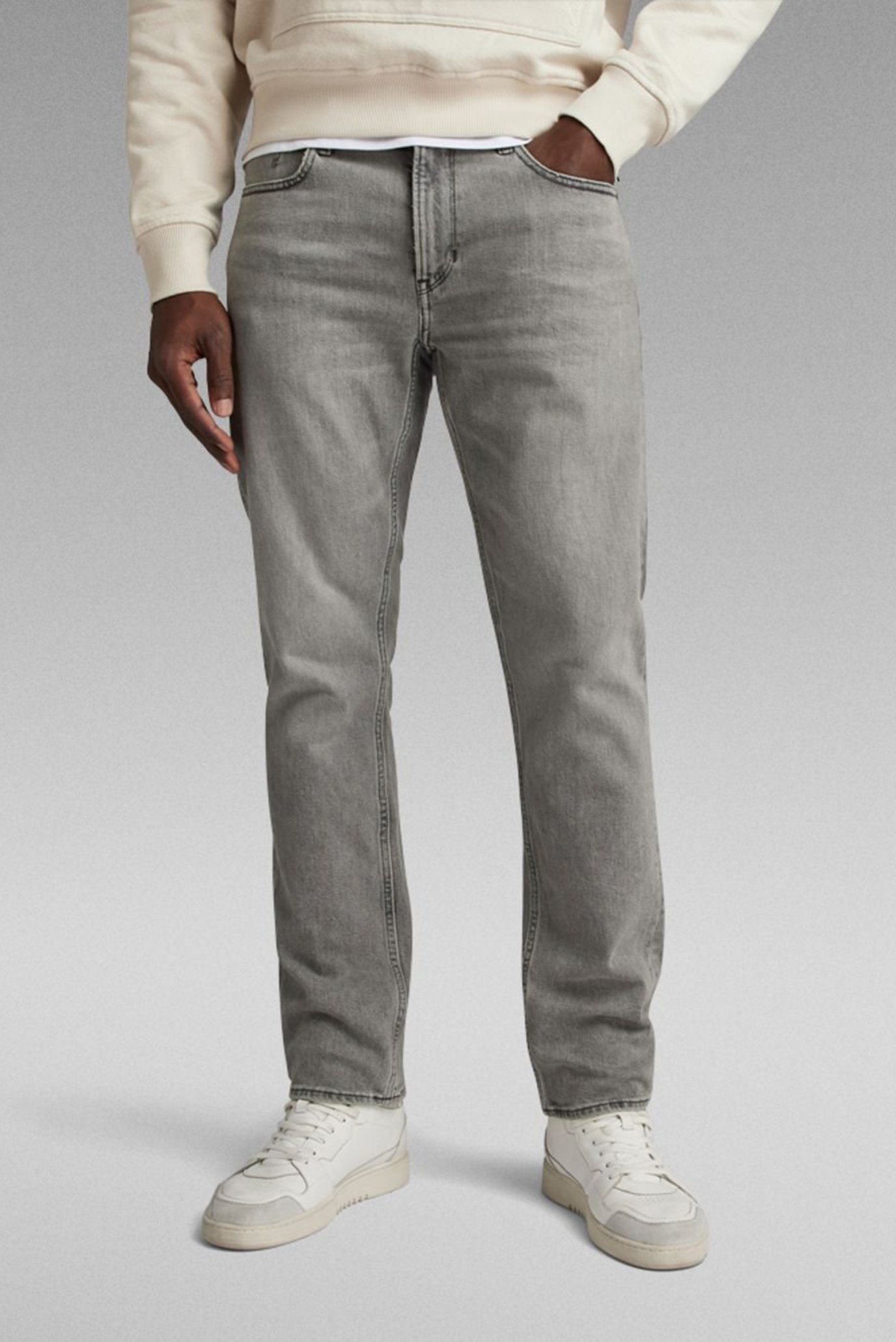 Чоловічі сірі джинси Mosa Straight 1