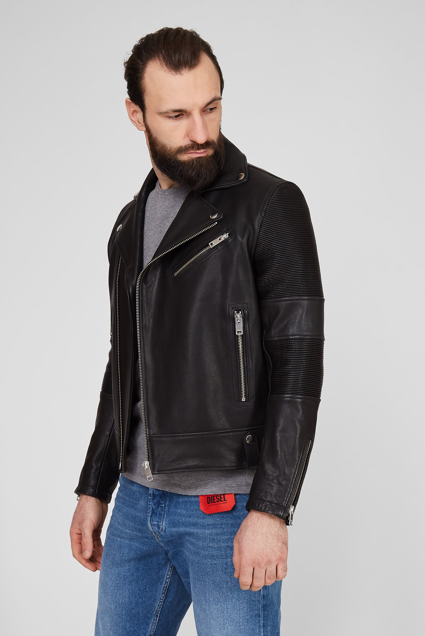 All saints callahan leather on sale jacket