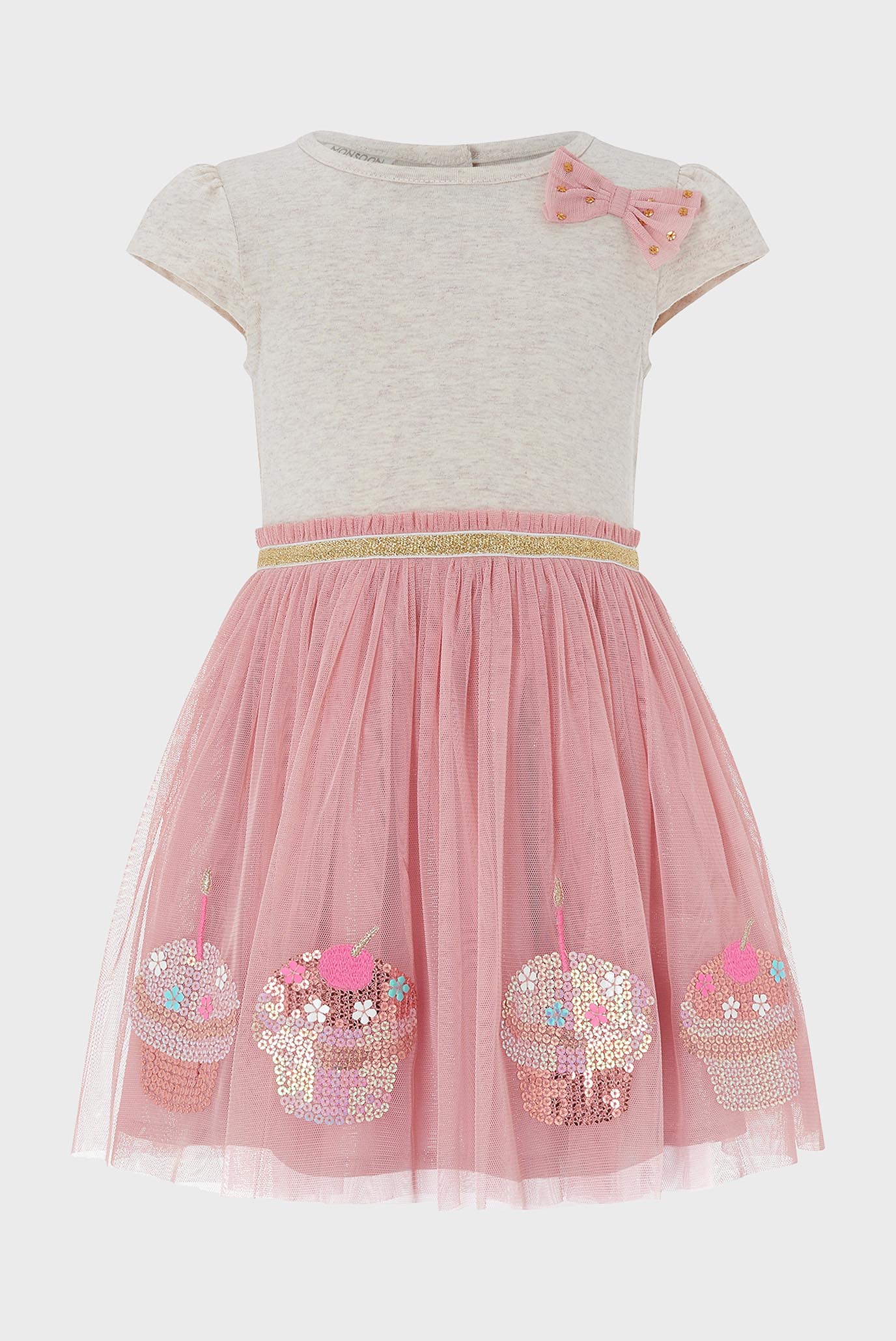 Детское розовое платье Cupcake 1