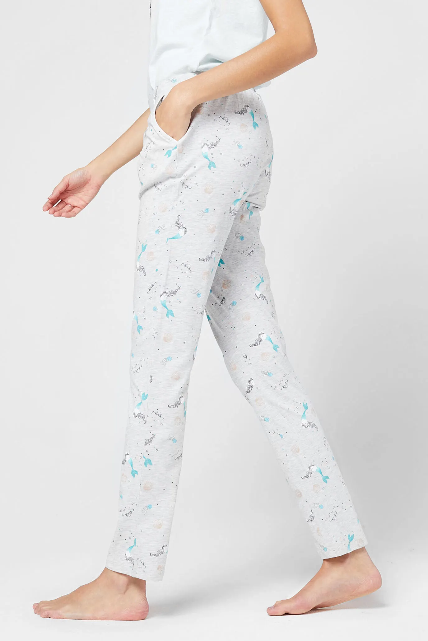 Женские серые брюки MIRTILLE 3