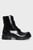 Чоловічі чорні шкіряні черевики HAMMER / D-HAMMER
