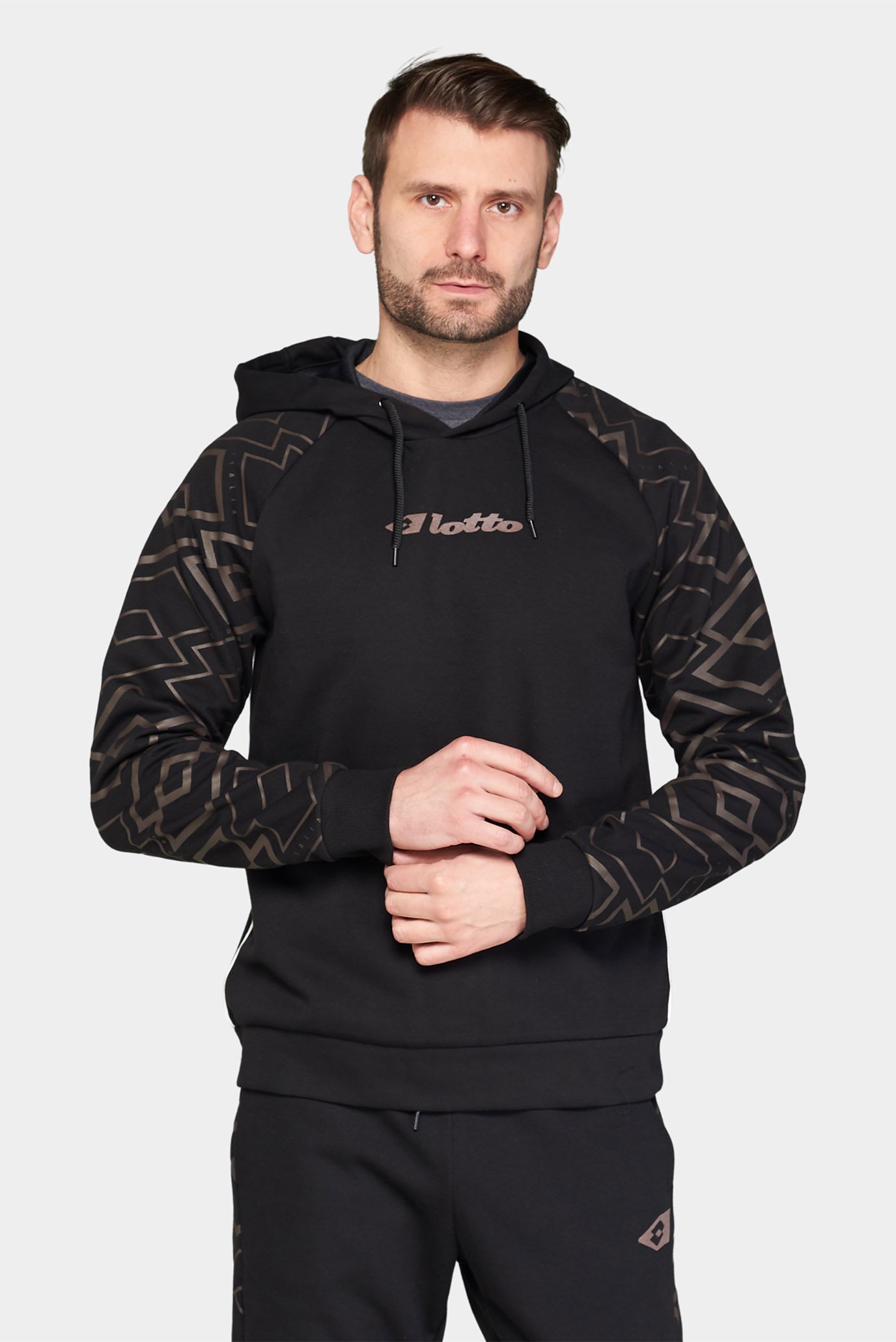 Чоловіче чорне худі ATHLETICA CLASSIC VI SWEAT HD 4 1