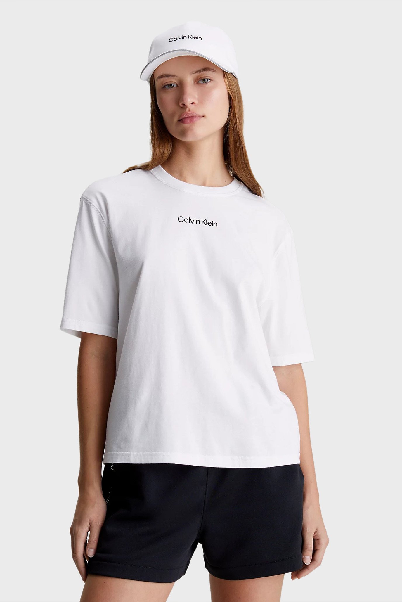 Женская белая футболка PW - S/S 1