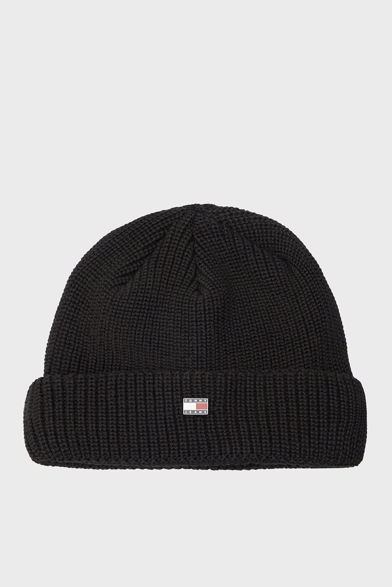 Чоловіча чорна шапка TJM HERITAGE SHORT BEANIE 1