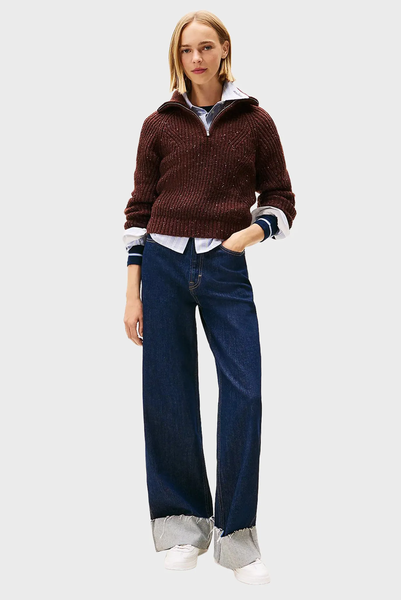 Женская коричневая кофта NEP 2