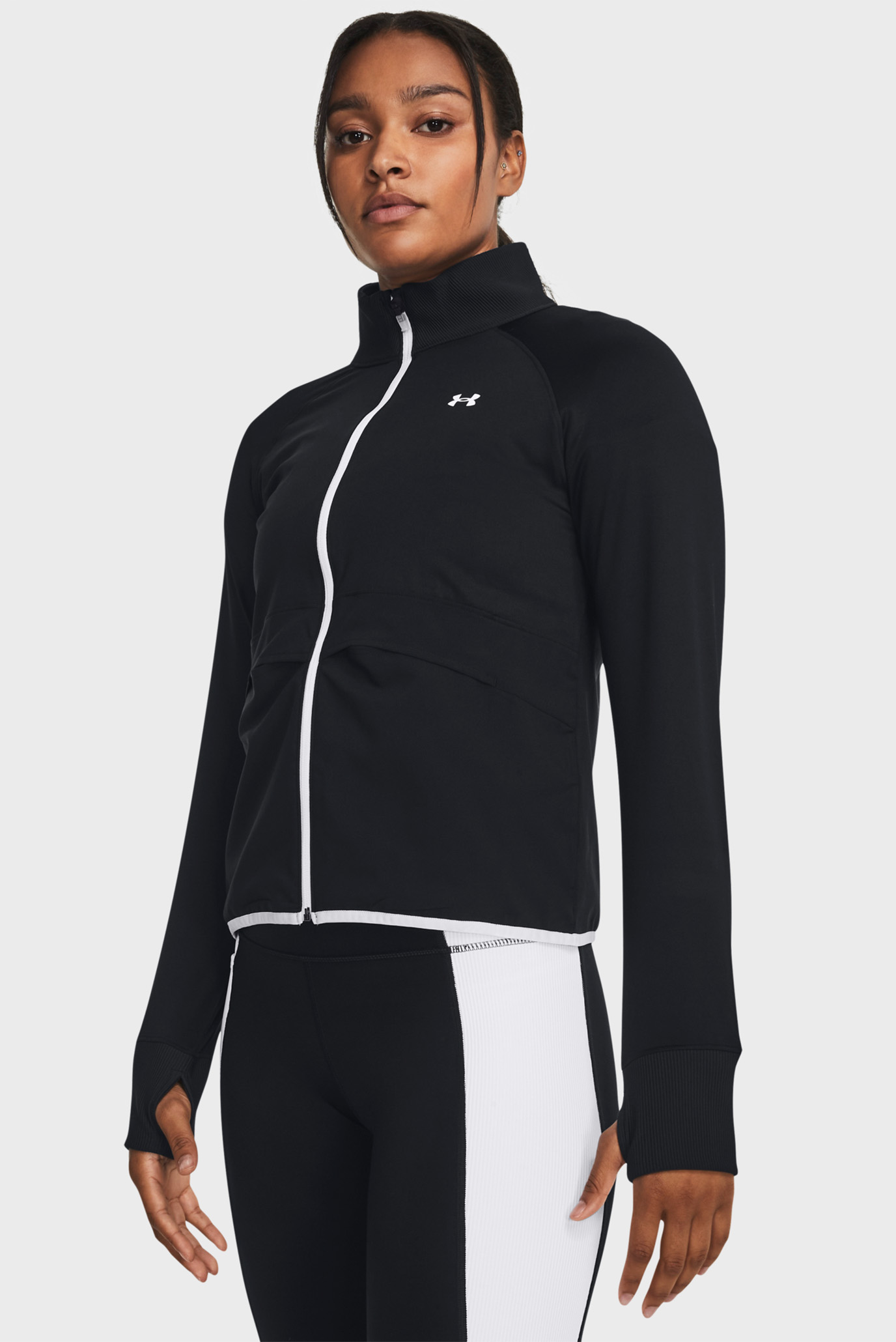 Женская черная спортивная кофта UA Train CW Jacket 1