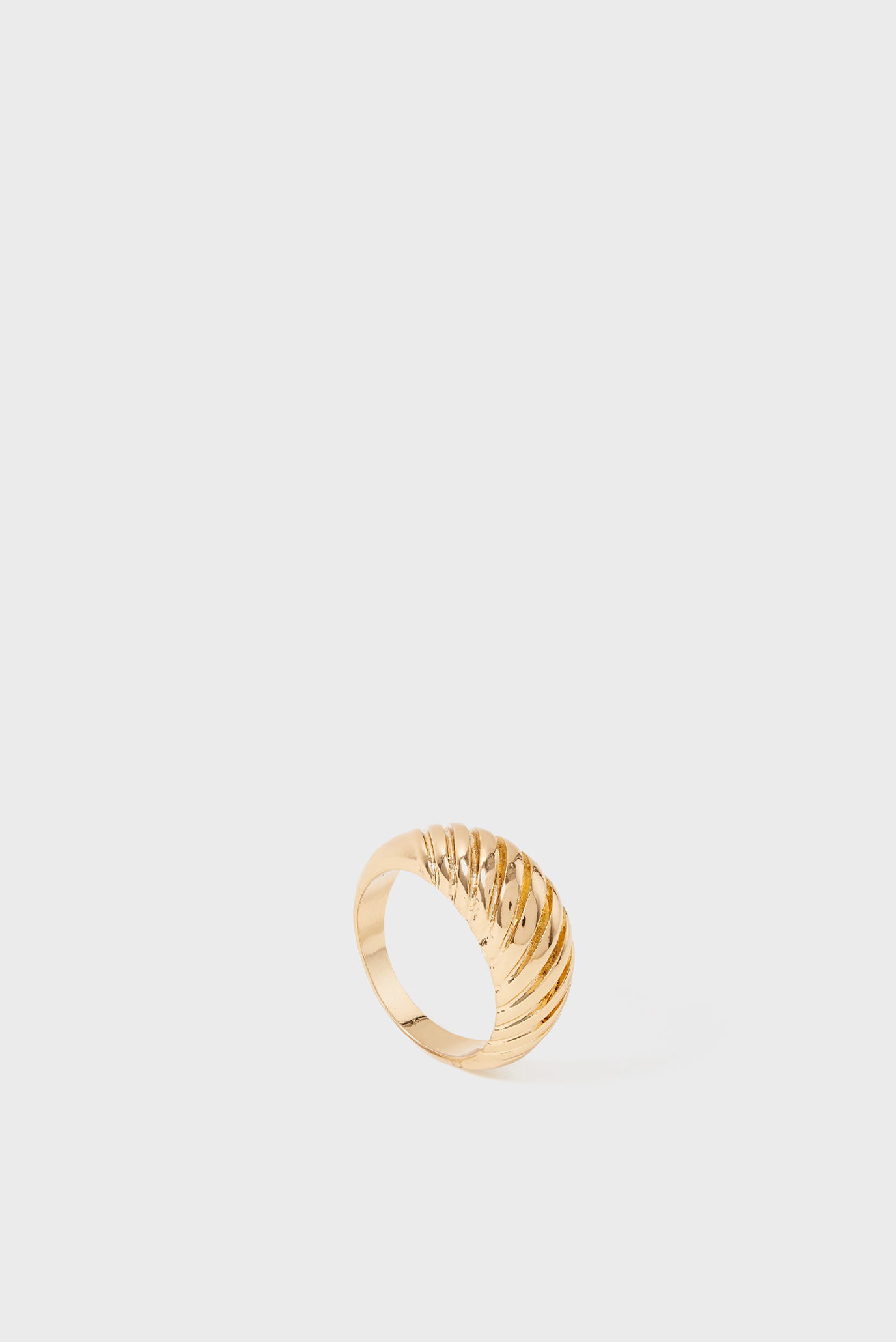Женское золотистое кольцо DFG BLUE HARVEST RIB 1