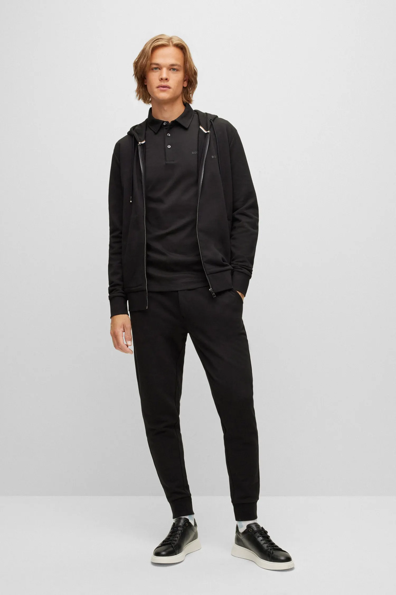 Чоловіче чорне поло 2