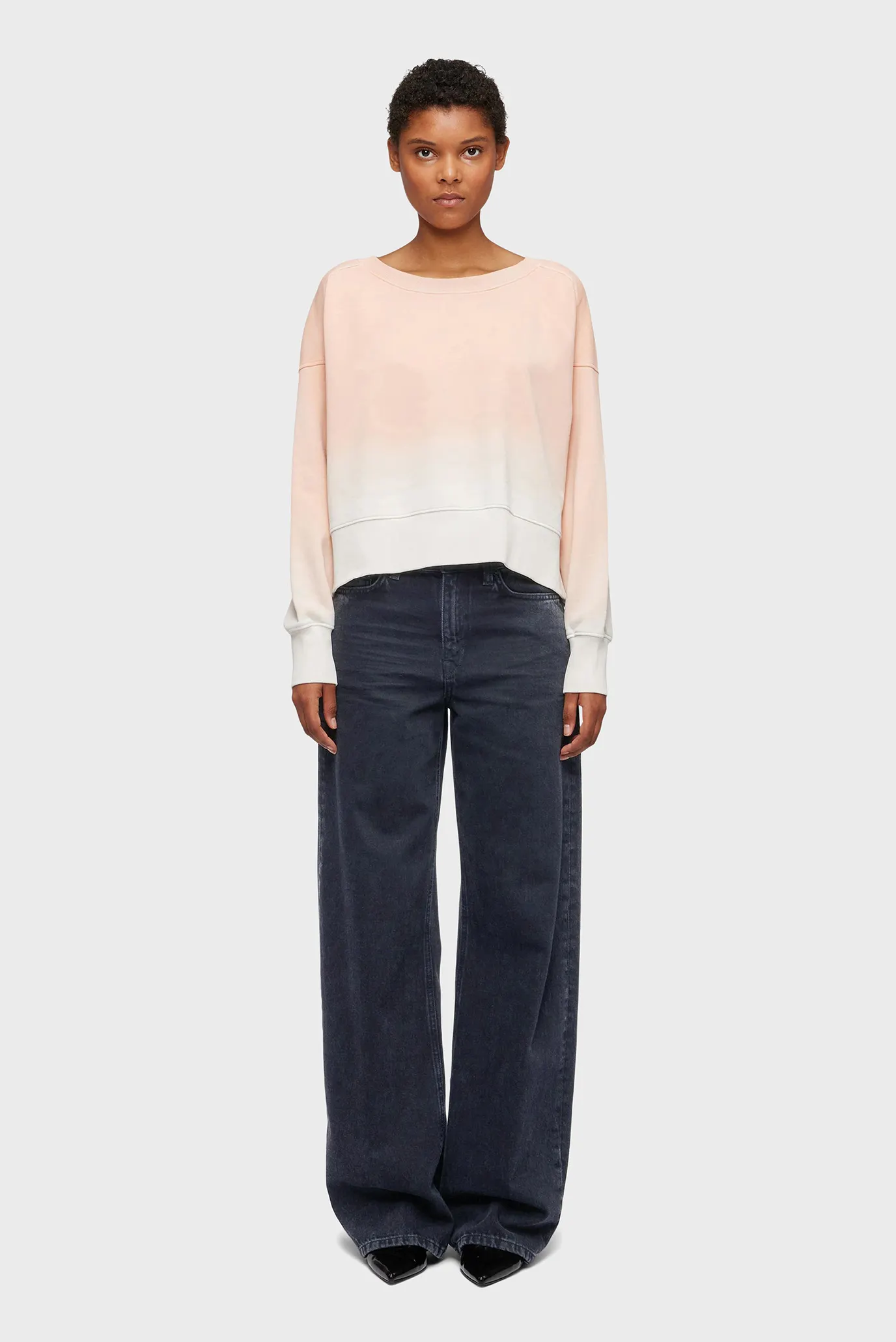 Жіночий персиковий світшот LEZY 2