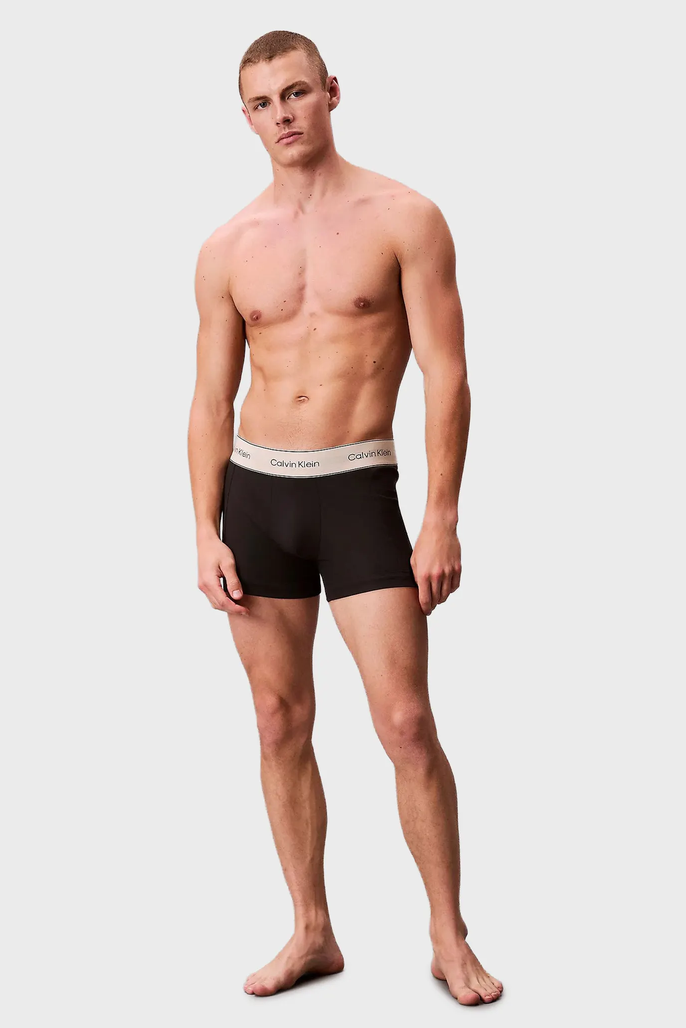 Чоловічі чорні боксери (3 шт) TRUNK 4