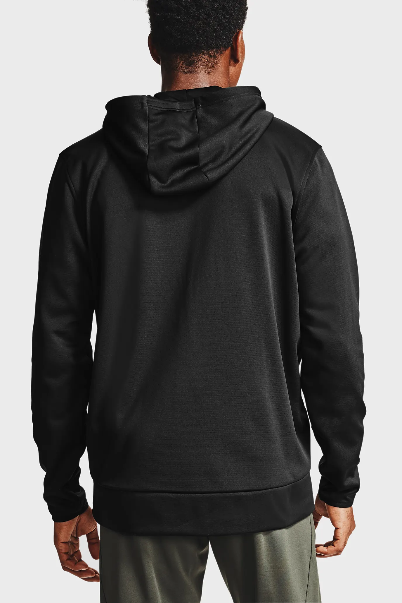 Мужское черное худи UA Armour Fleece Under Armour 1357110-001 — MD-Fashion