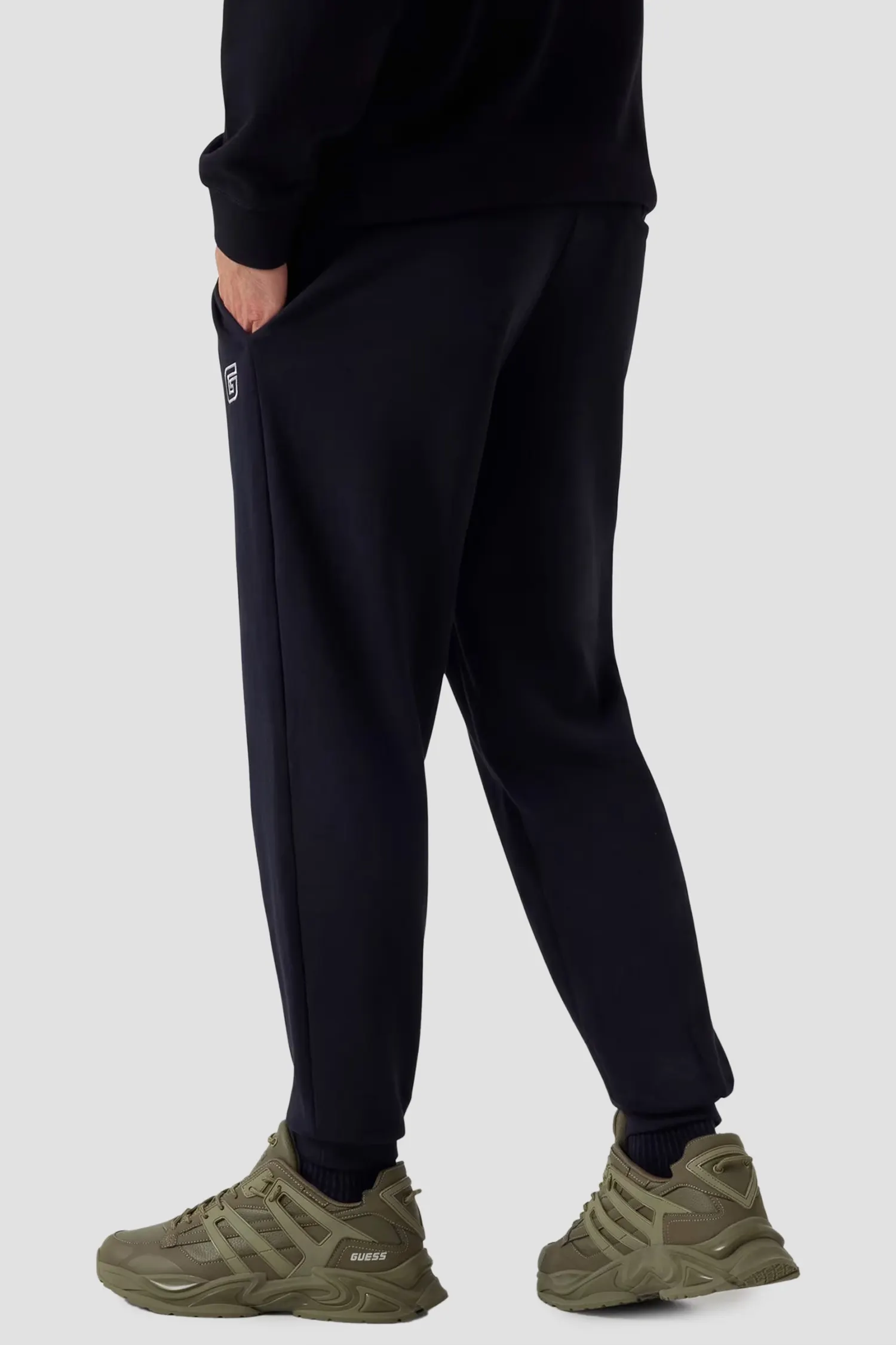 Мужские черные спортивные брюки 3