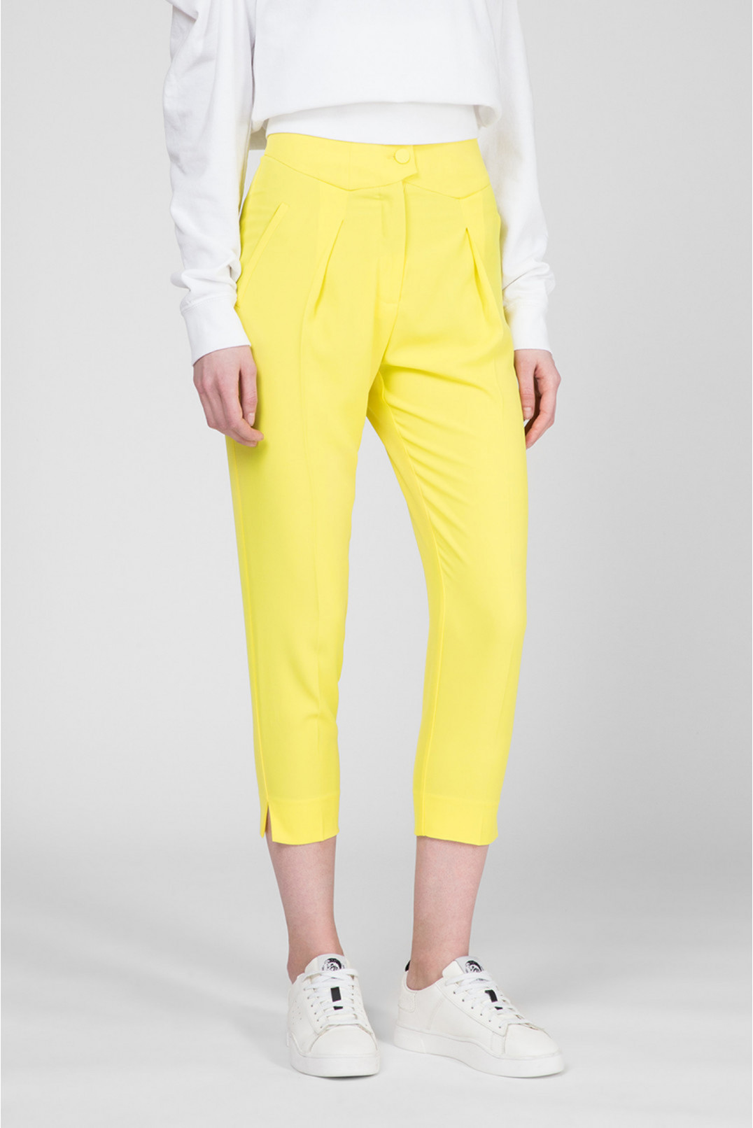 Жіночі жовті брюки 1