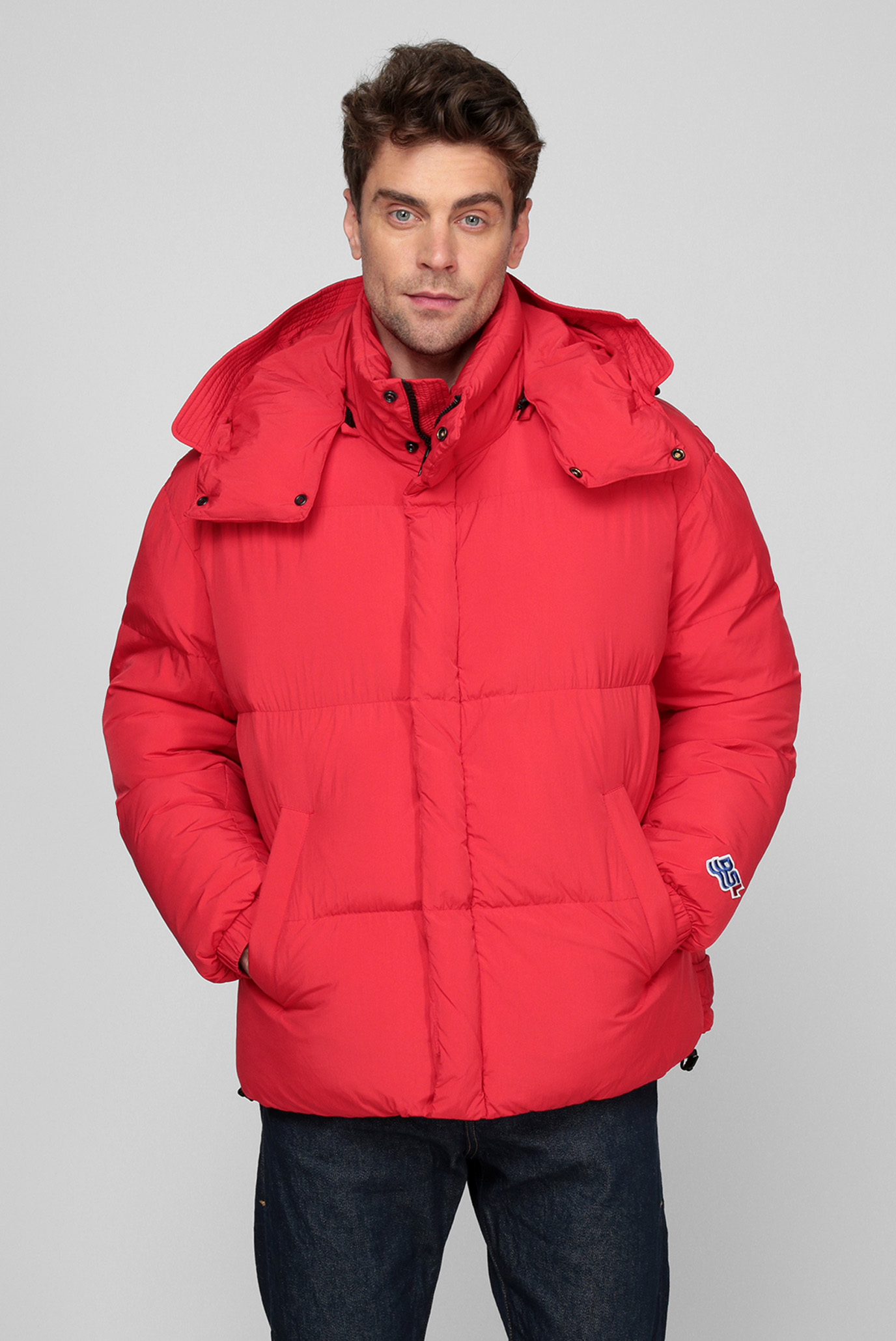 Чоловіча червона куртка W-ROLF-FD 1