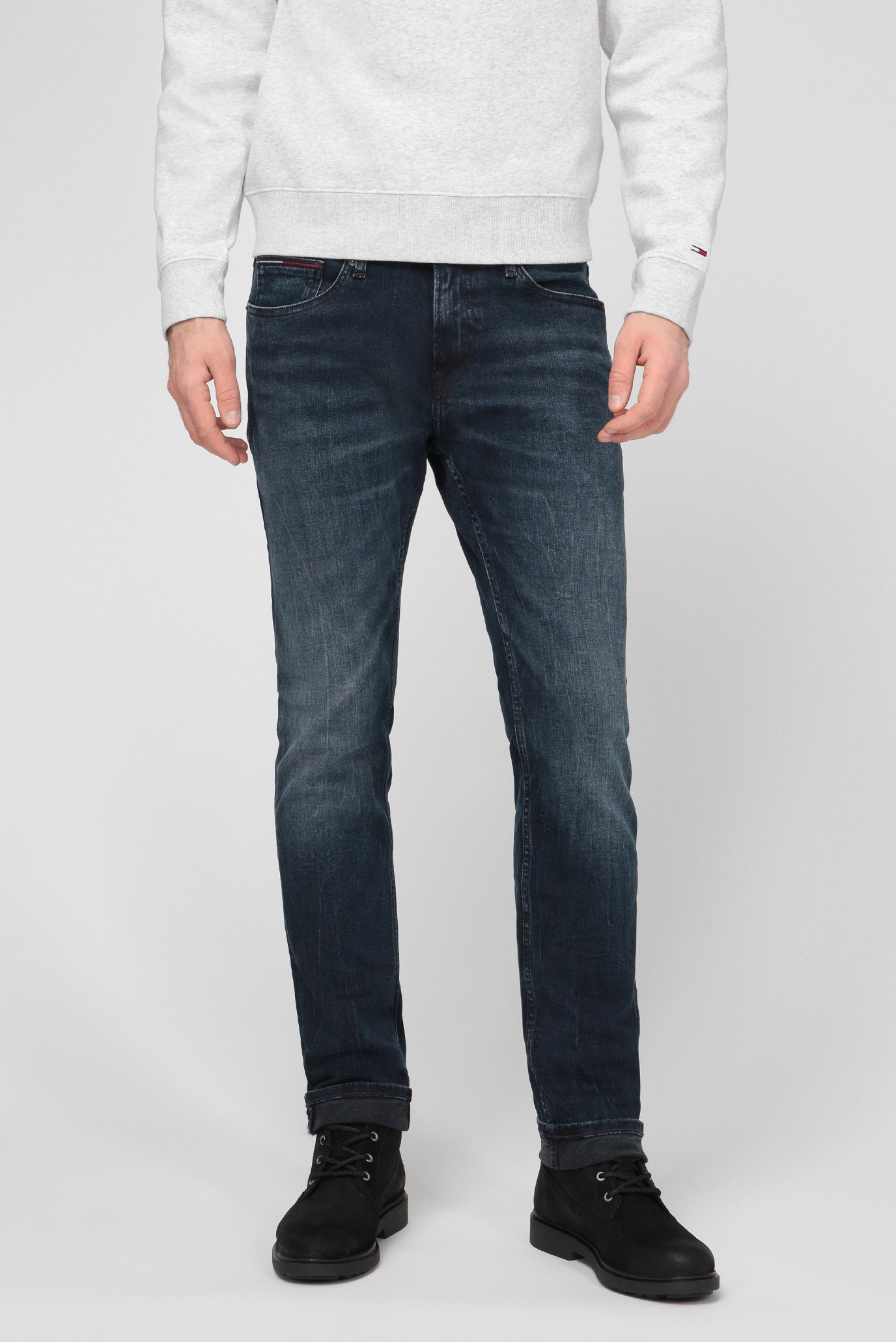 Мужские синие джинсы SCANTON SLIM MDBST Tommy Hilfiger DM0DM09296 — MD-Fashion