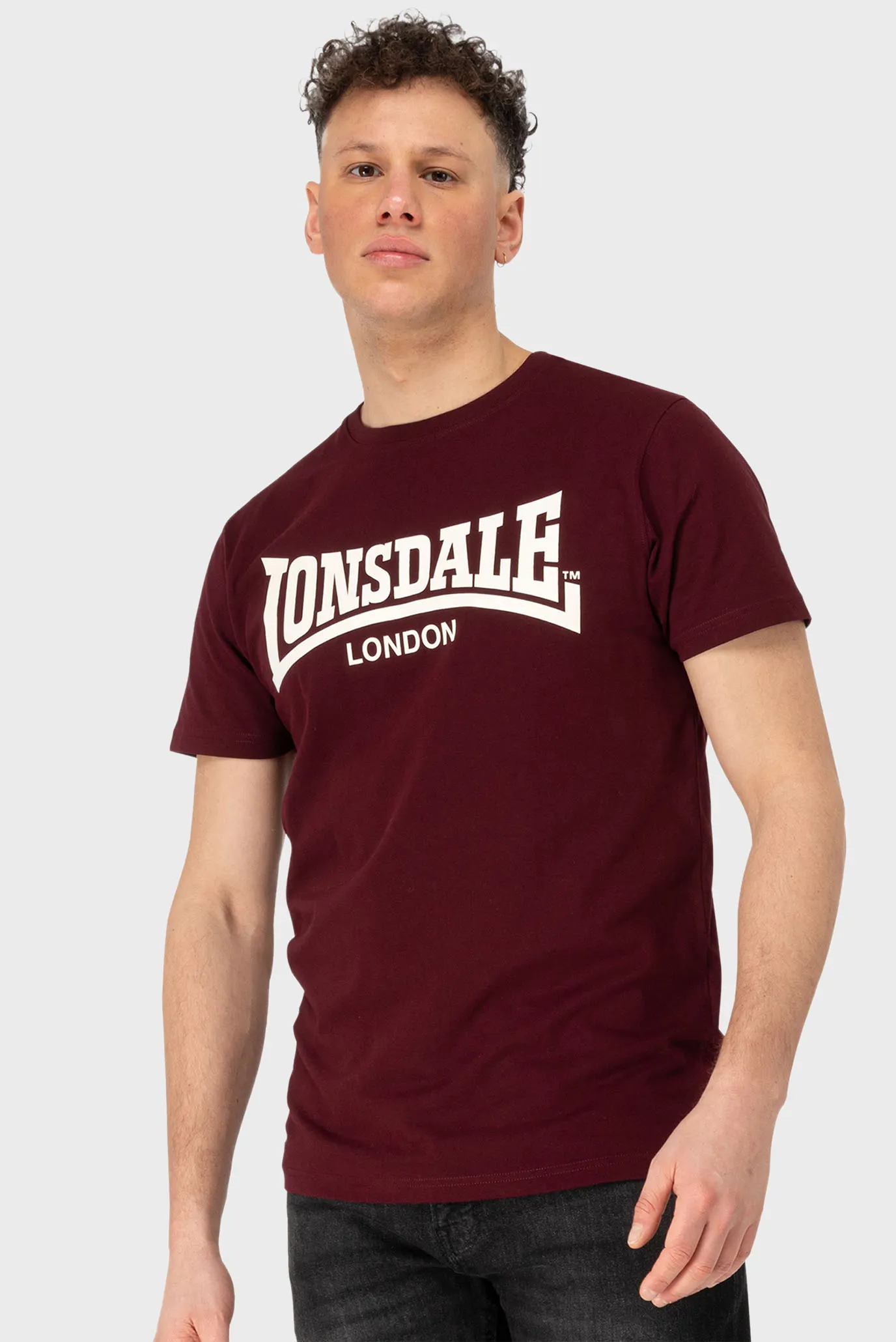 Чоловіча бордова футболка FULWOOD 1