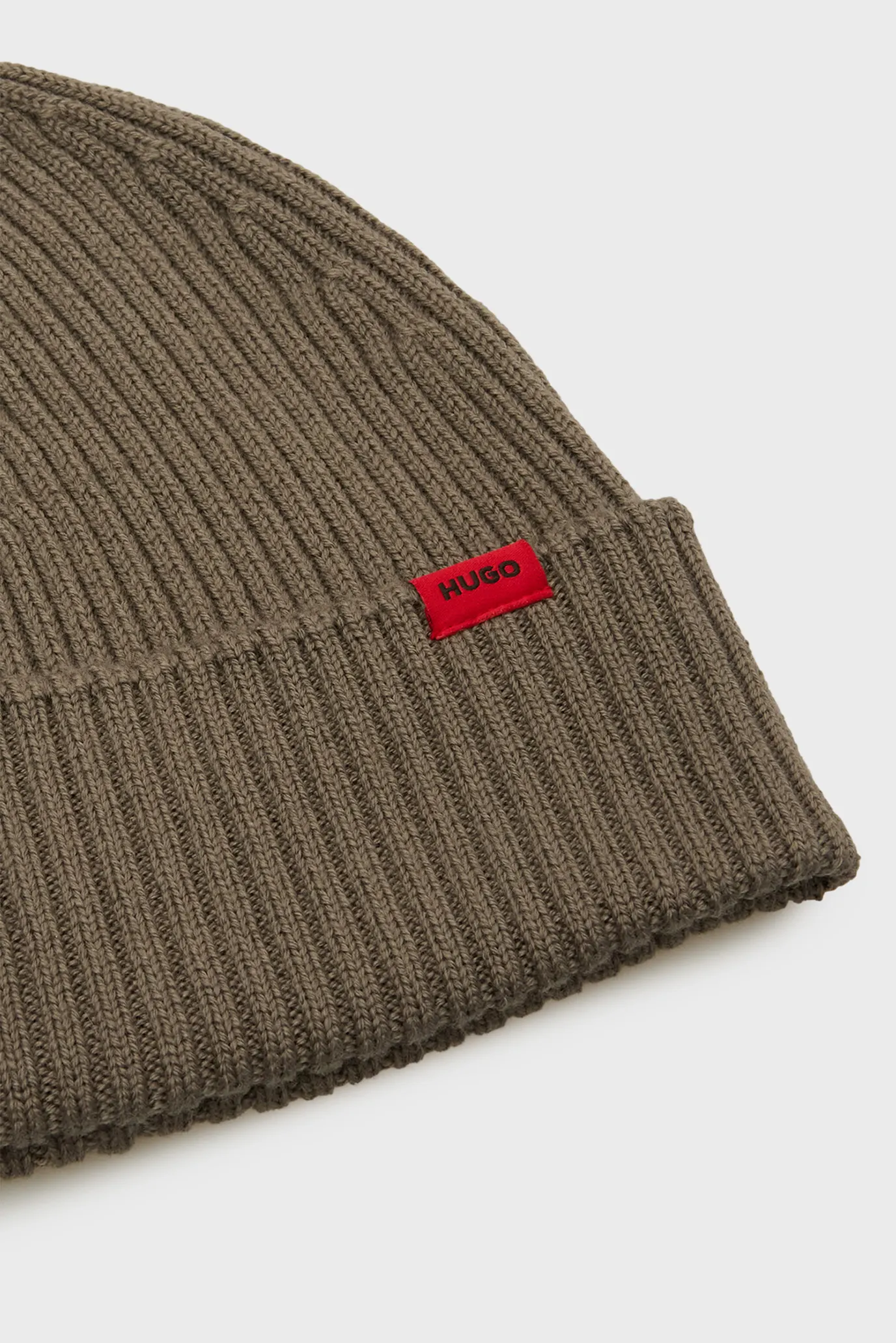 Чоловіча сіра вовняна шапка 3