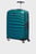 Женский голубой чемодан 55 см LITE-SHOCK PETROL BLUE