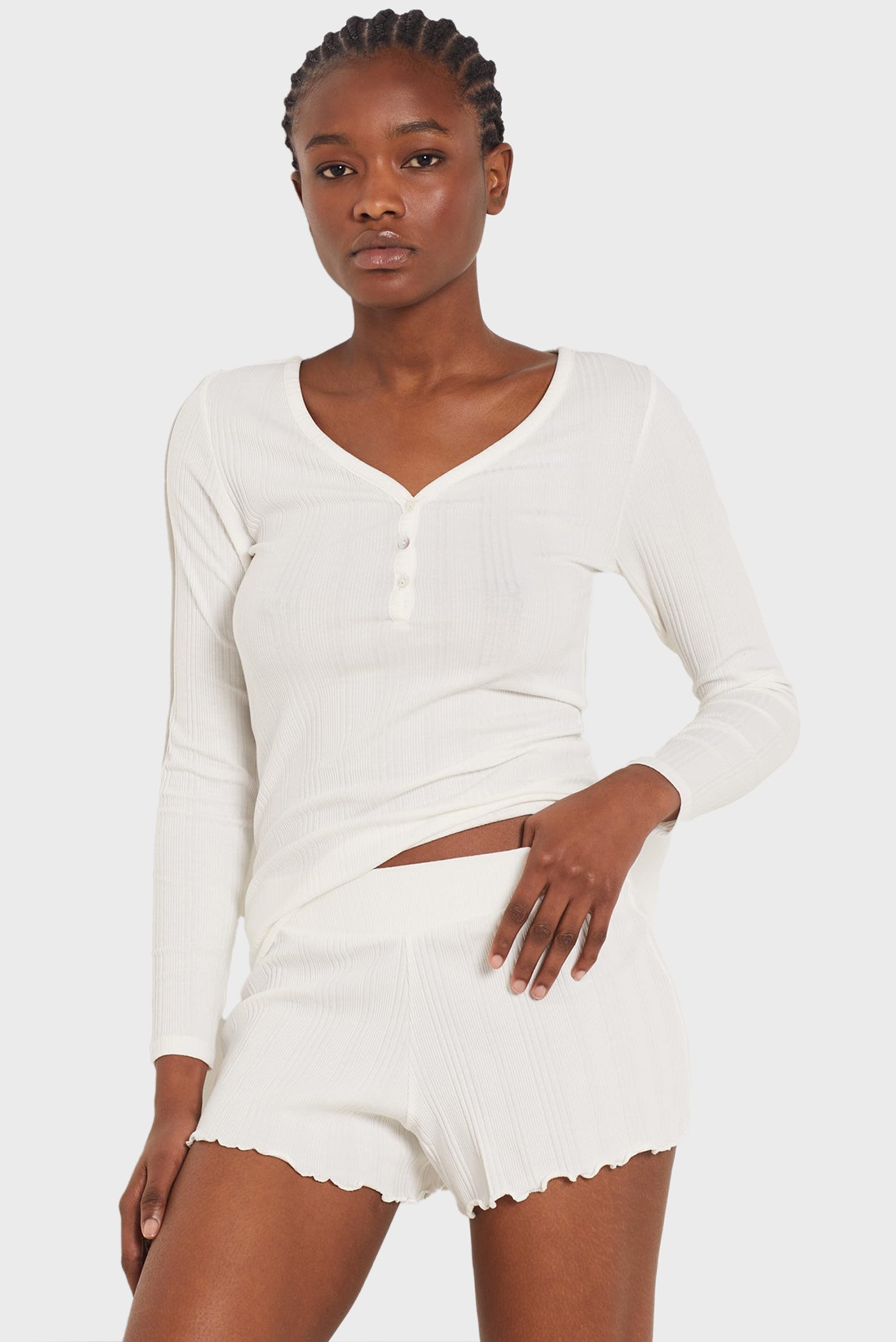 Женские белые шорты COLY 1