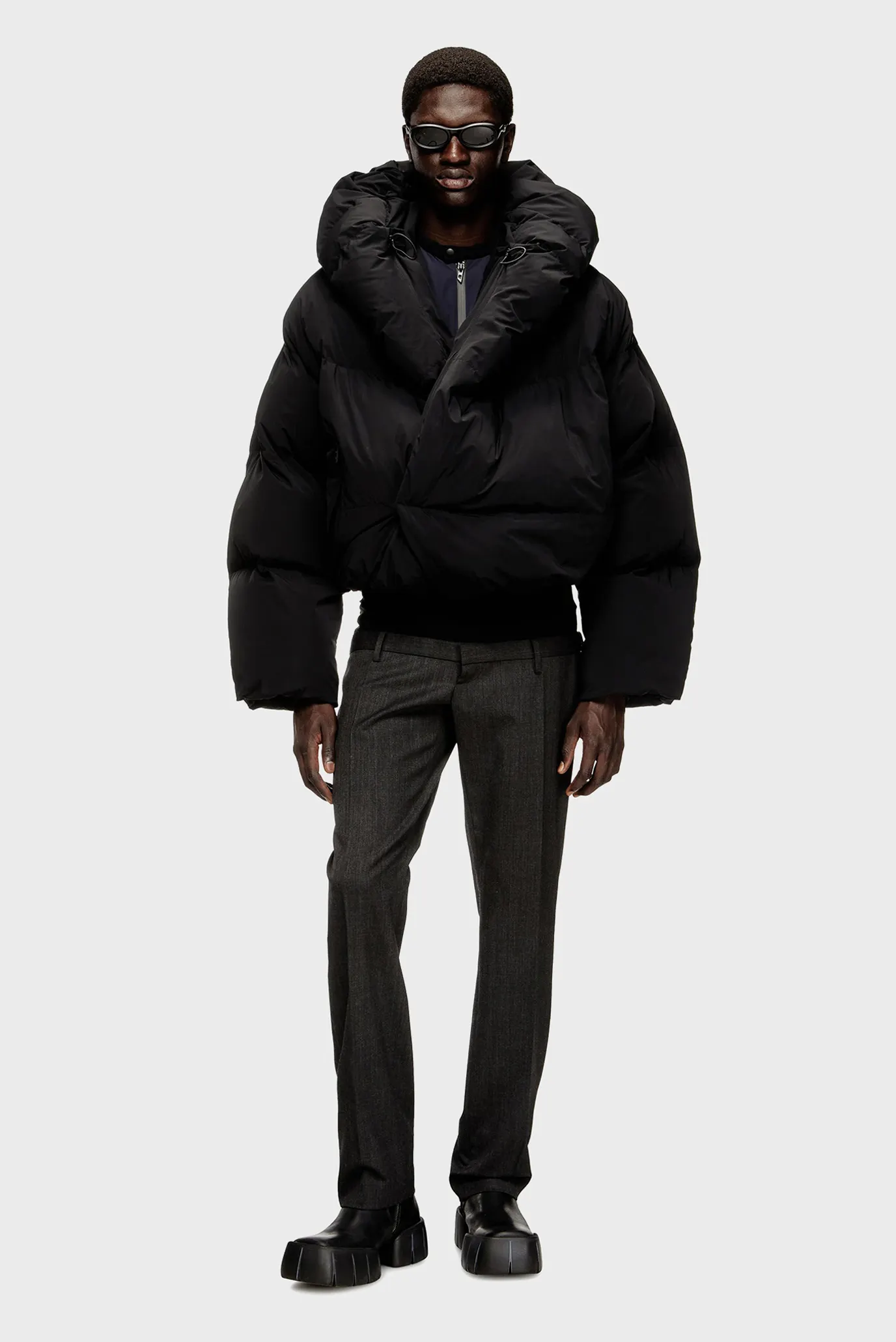 Мужская черная куртка J-SCOTTS-PADDED-A 2