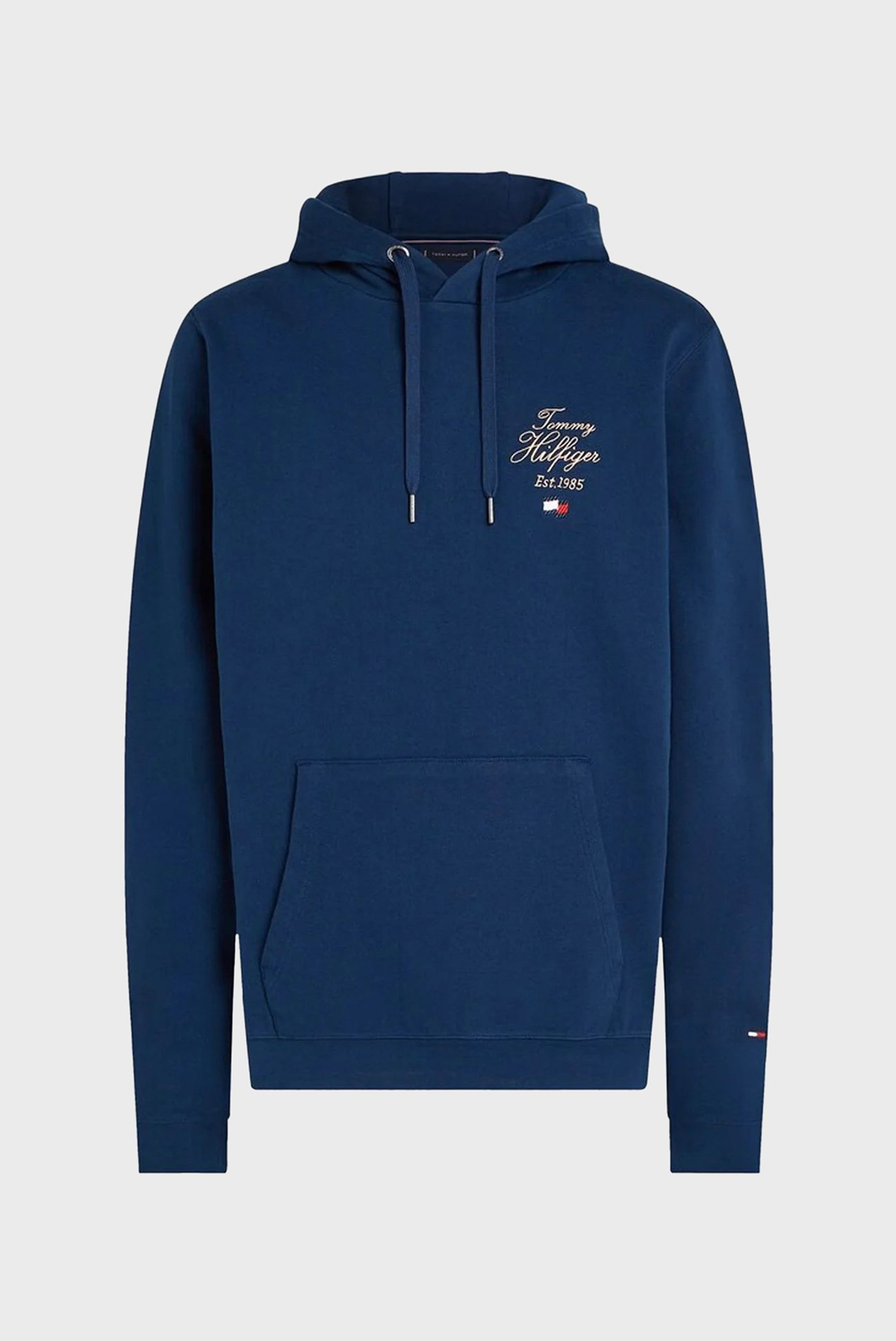 Чоловіче синє худі SCRIPT HILFIGER STACK HOODY 1